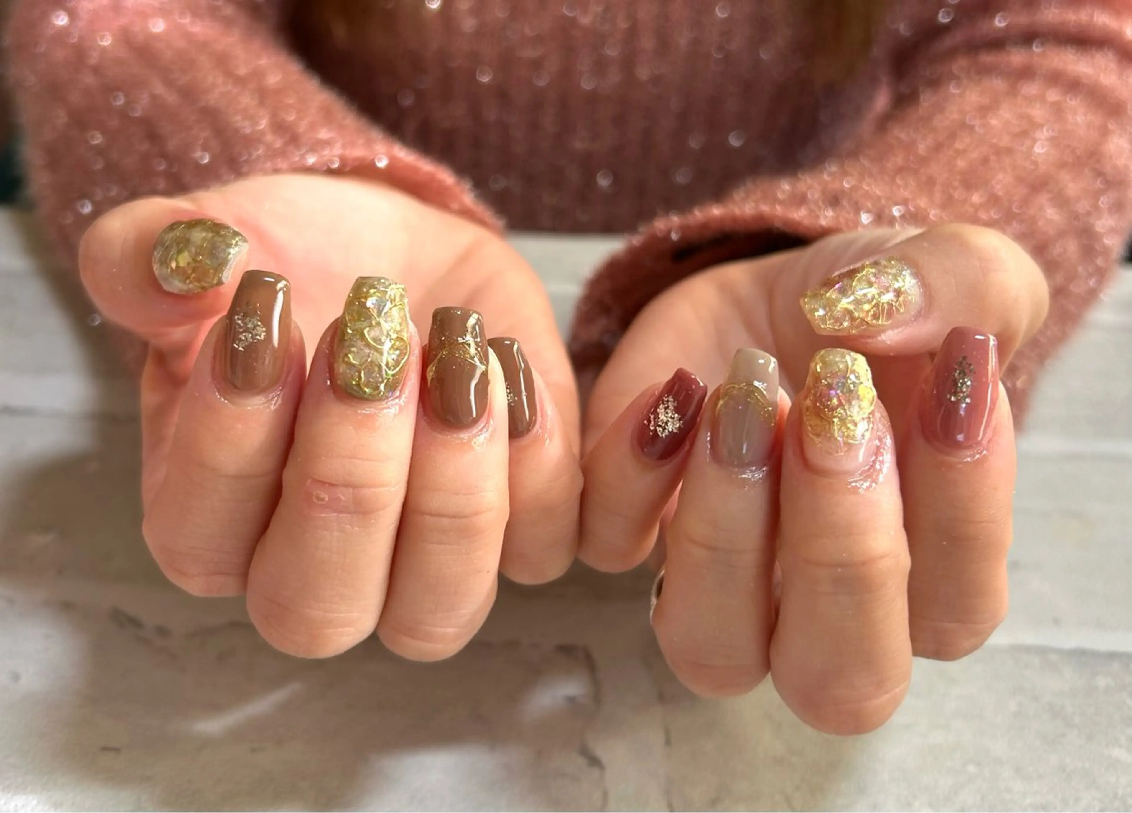 ミディアム ハンドネイル 2dy所属・2DY NAIL SALONのネイルデザイン