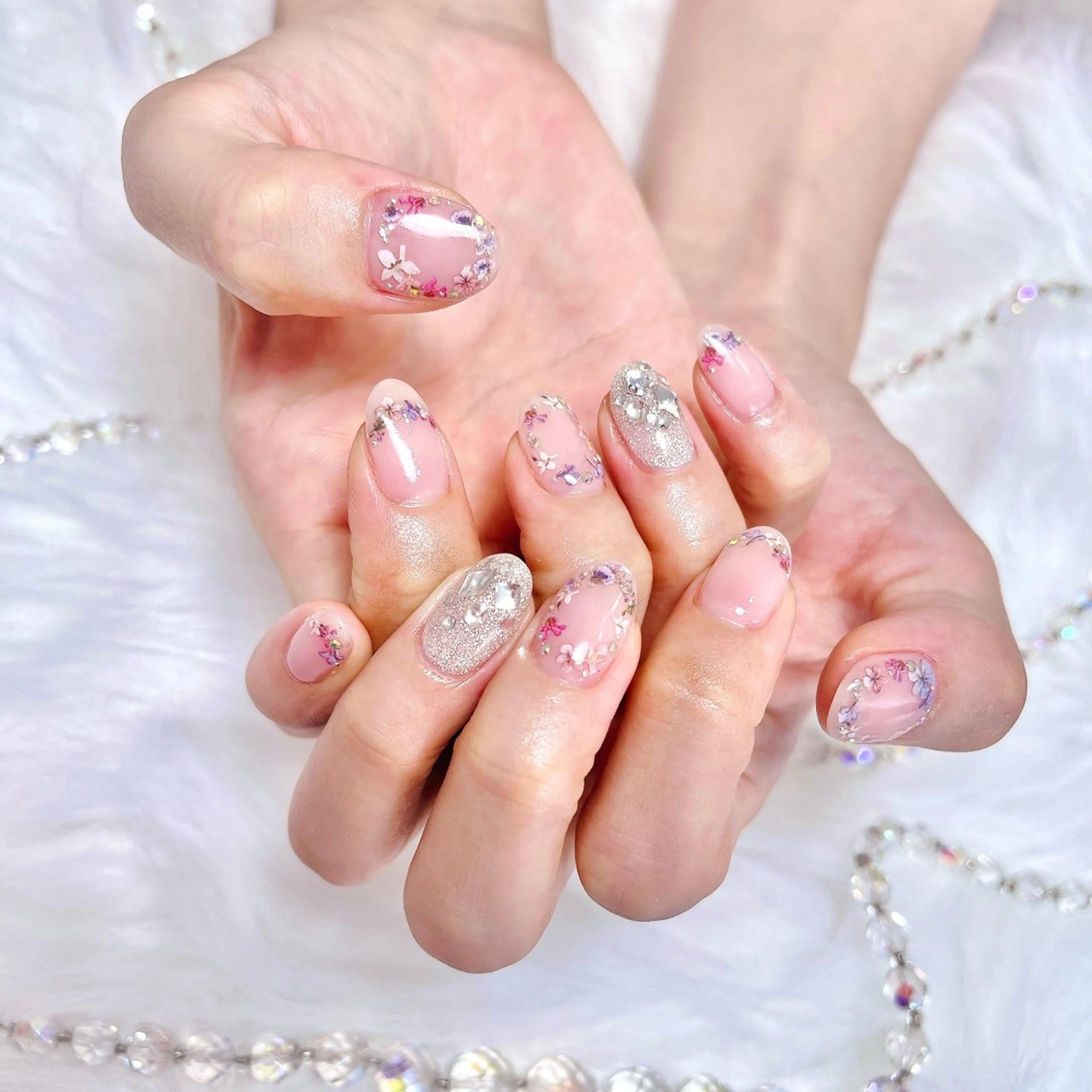 ネイル 持ち込み ハンドネイル Nailsalon Nearのネイルデザイン