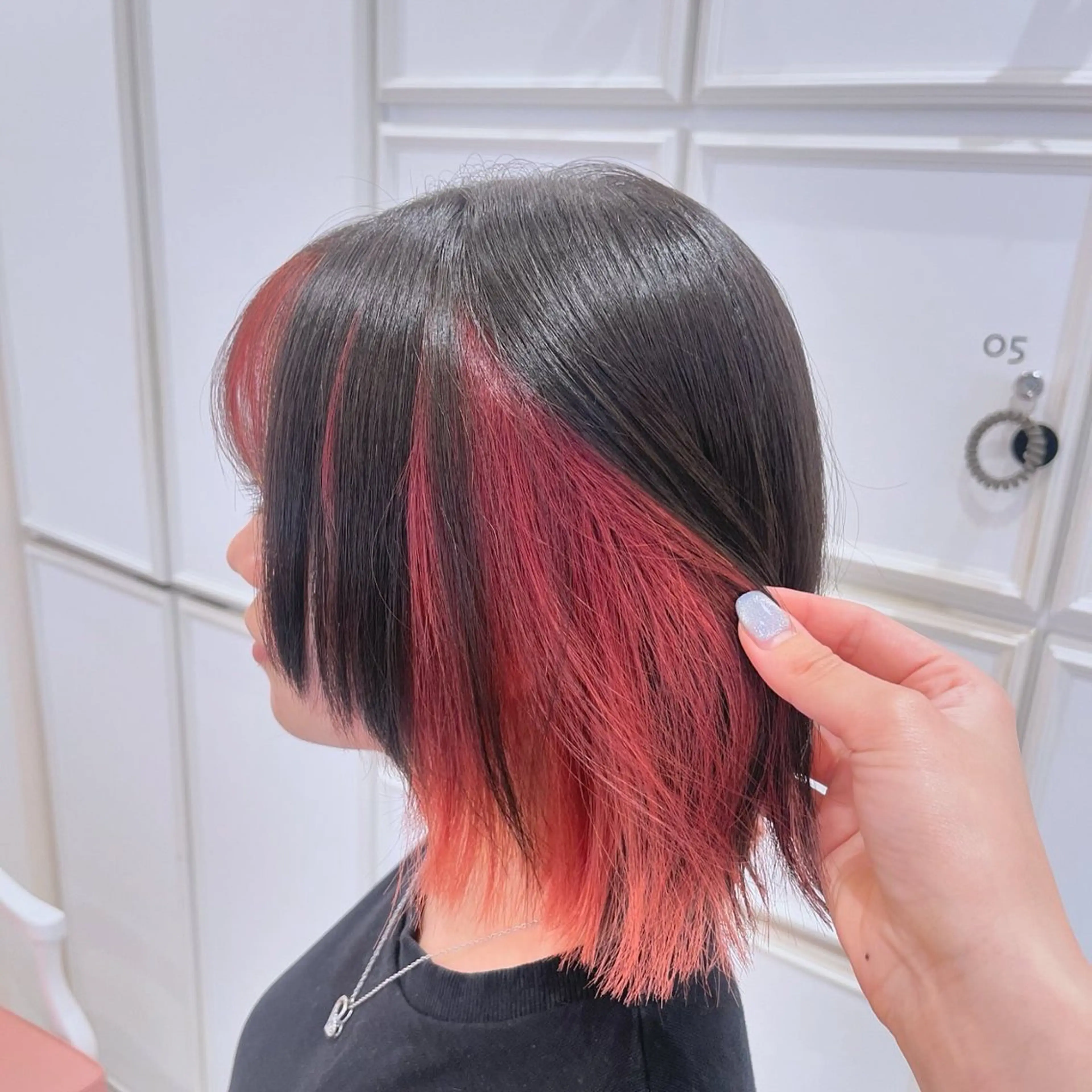 ショート カラー ピンクカラー ボブ ウルフカット 🫧メンズパーマ/ カラー/愛莉🫧のヘアスタイル