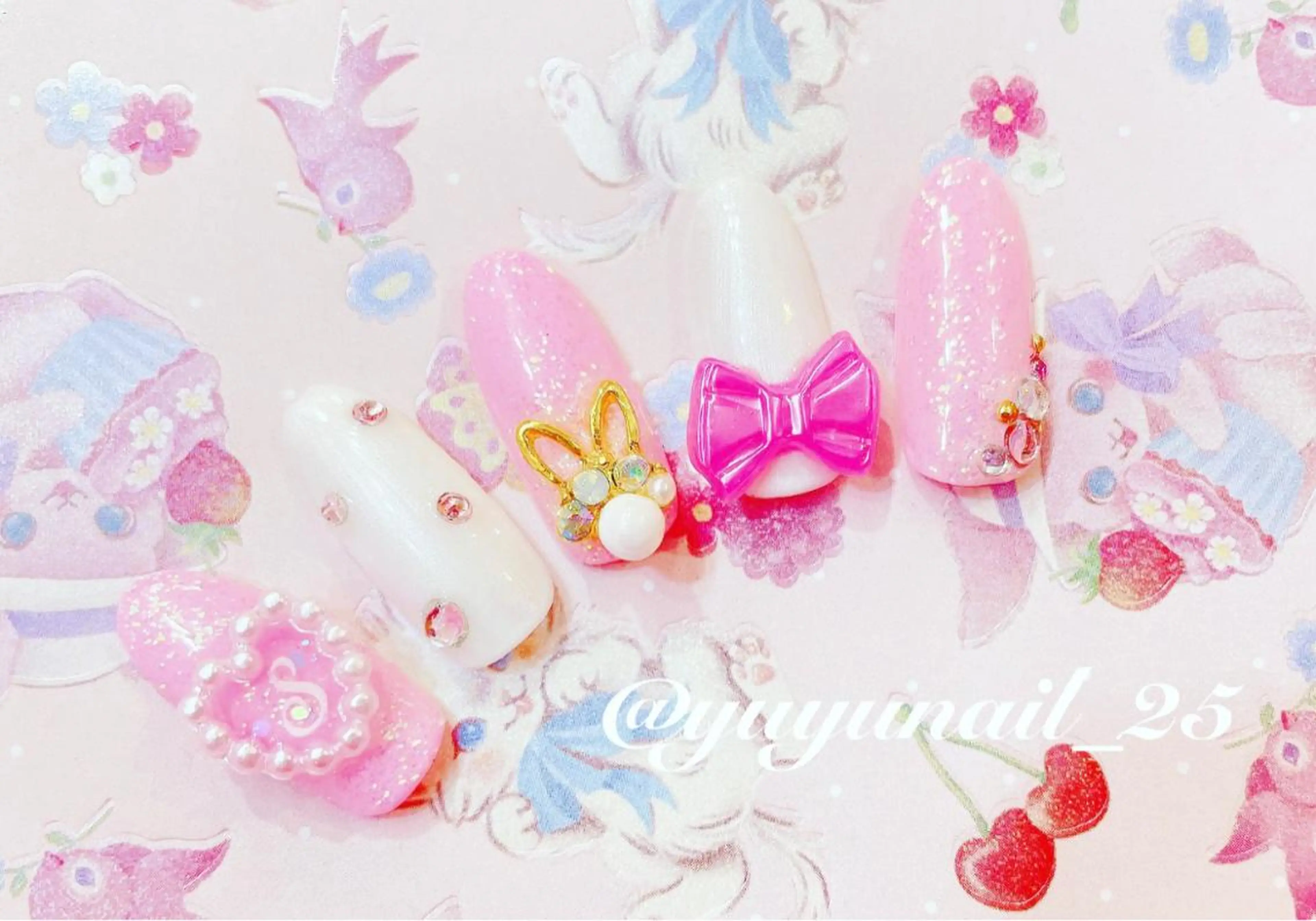 ネイル ハンドネイル Nail🦋 💗yuyuのネイルデザイン