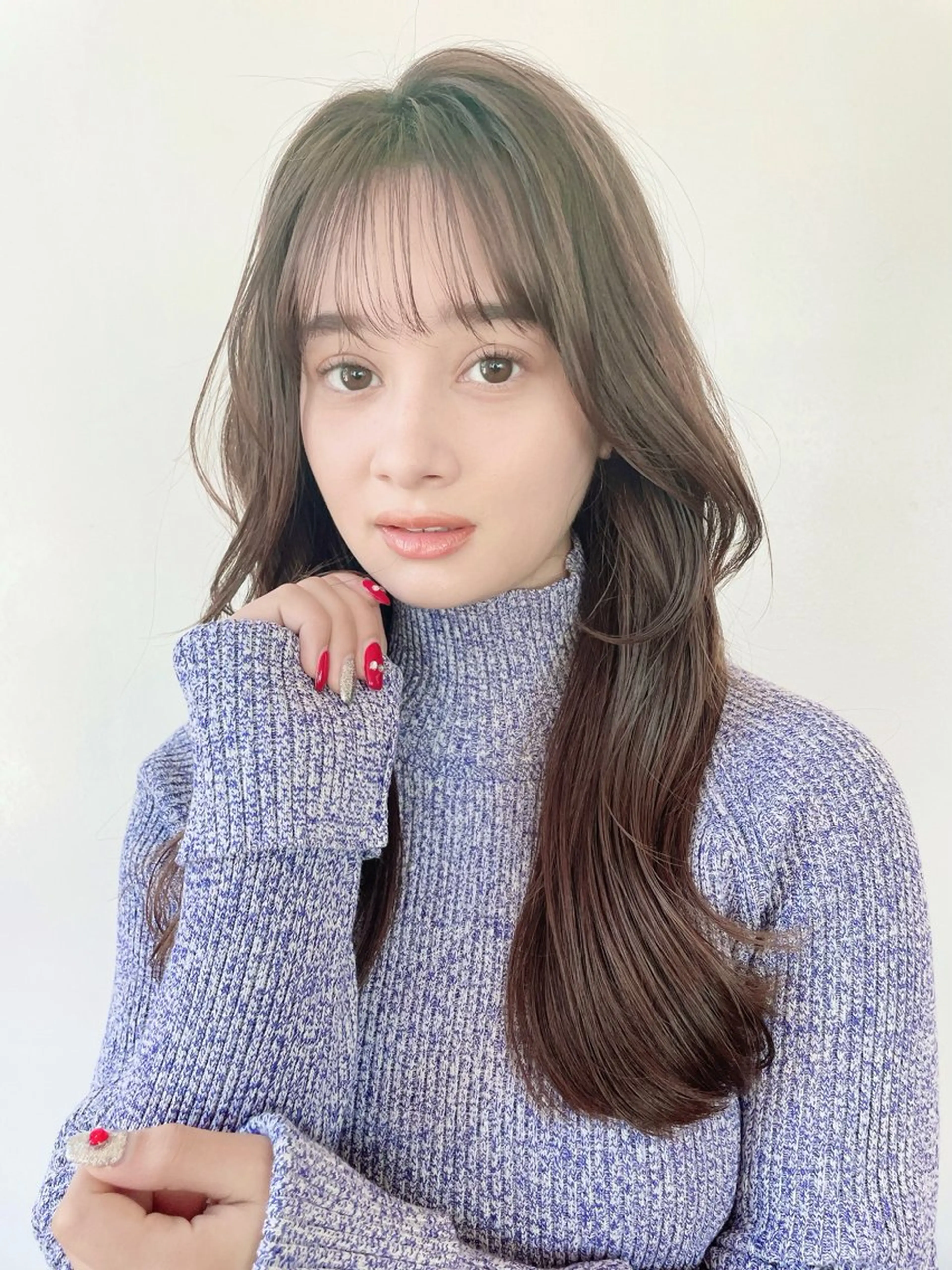 ロング カラー 高リピート/レイヤー 骨格似合わせ/色持ちのヘアスタイル