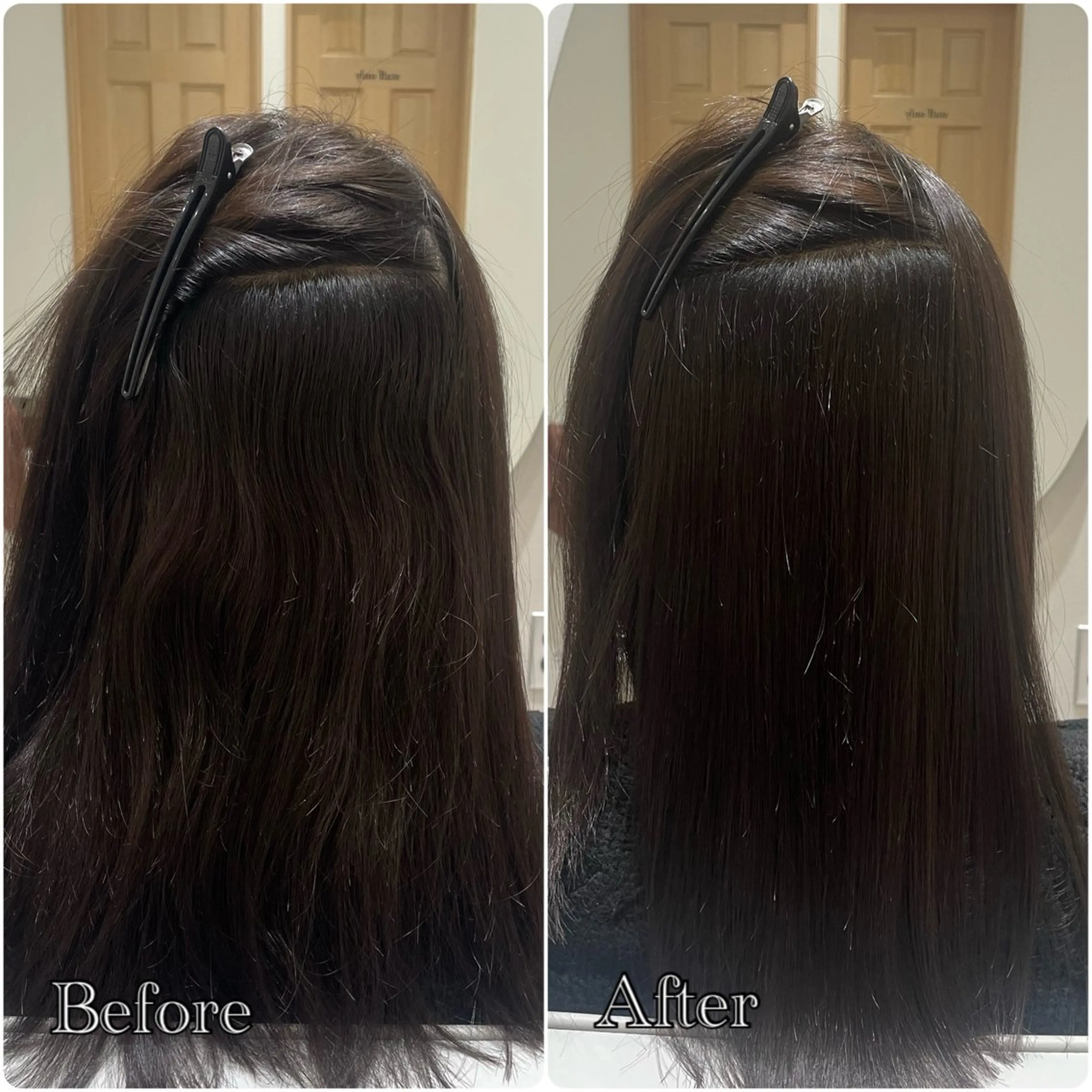 【梅雨対策☔️】艶髪ストレート(縮毛矯正)+似合わせカット+ZinaオリジナルPremiere髪質改善トリートメントの写真