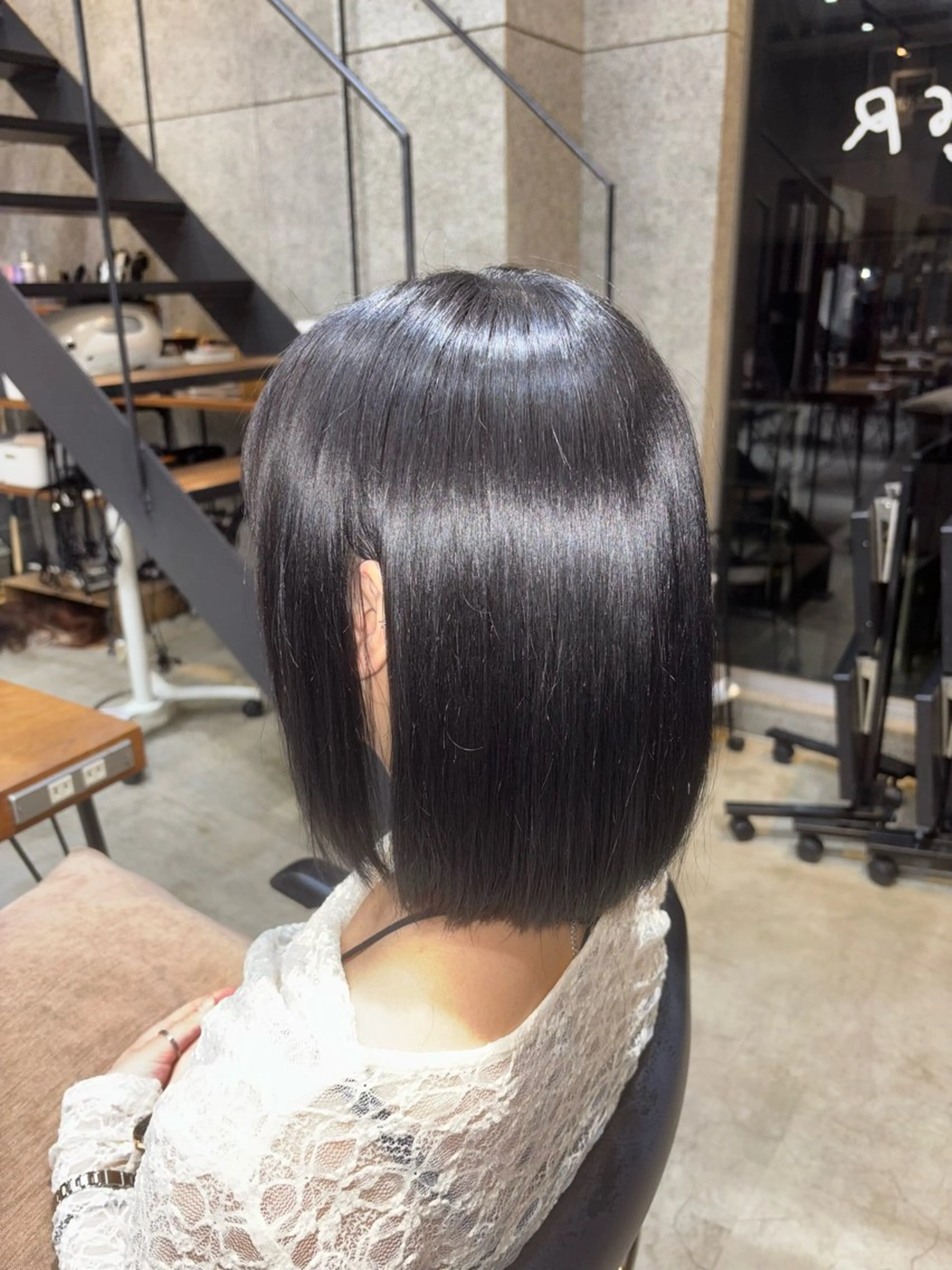 ナチュラルワンカラー＋髪質改善ribbonトリートメント✨️🫧の写真