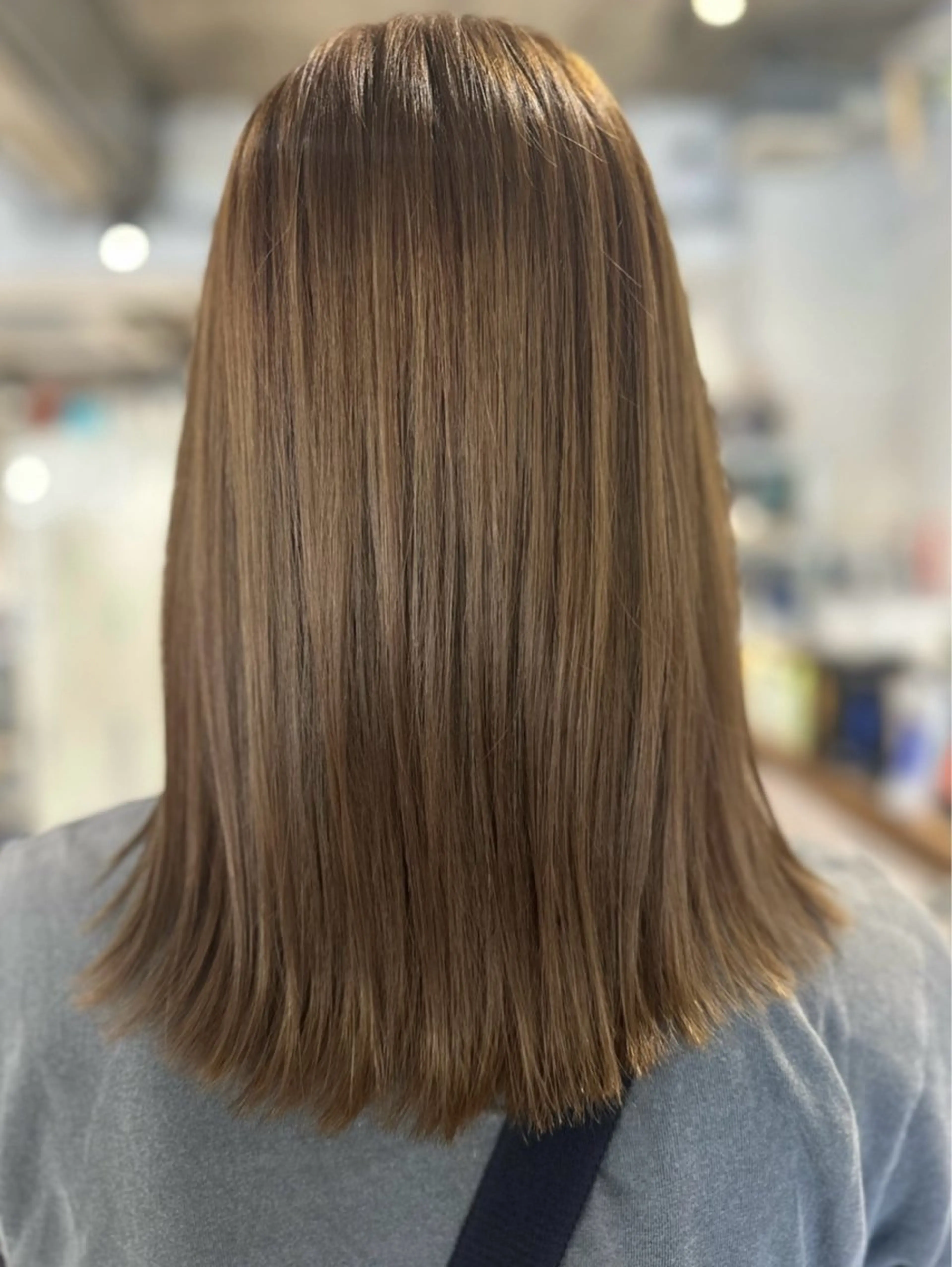 セミロング カット ヘアカラー トリートメント 渡部恵佑 川崎/髪質改善のヘアスタイル