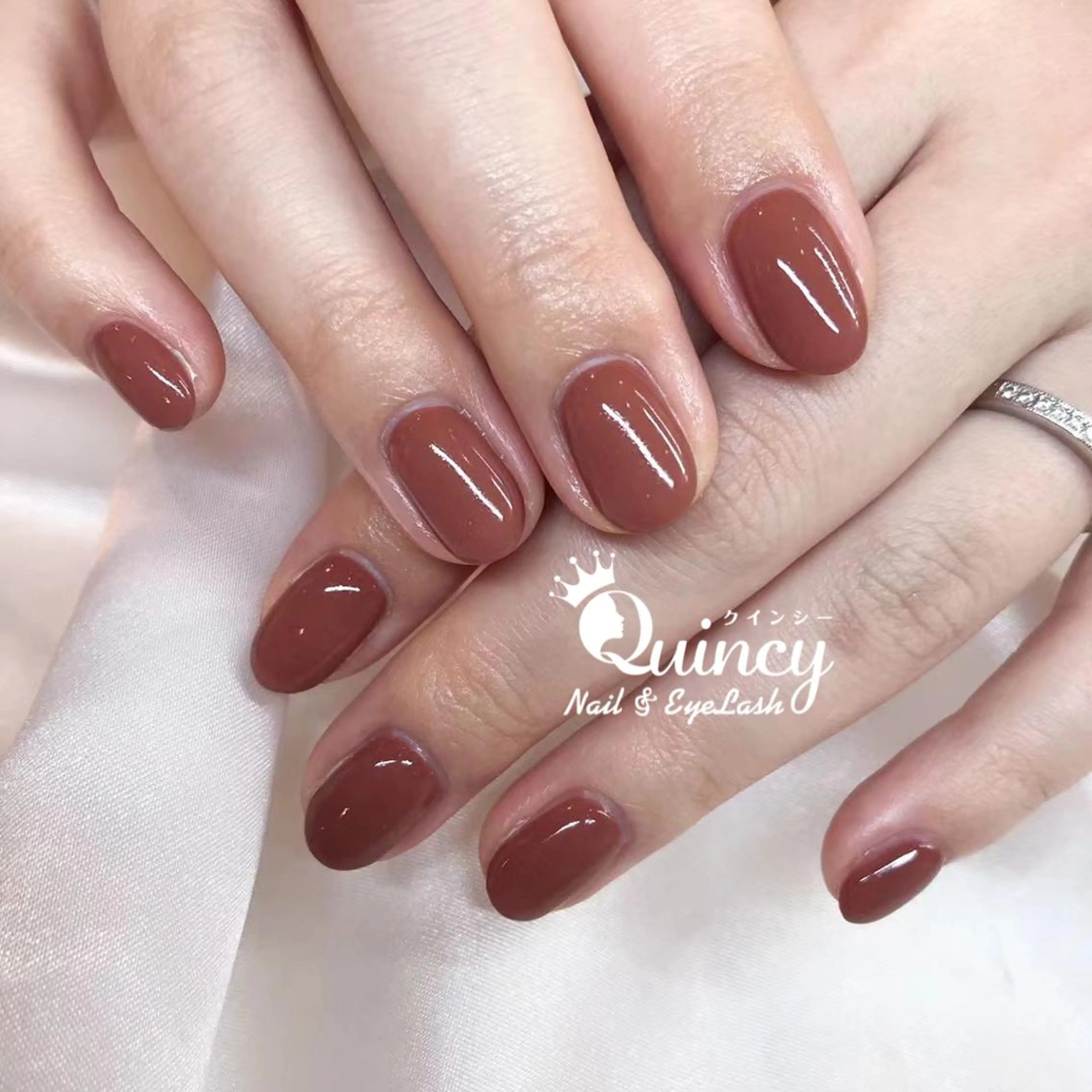 ネイル ワンカラーネイル ハンドネイル Quincy Nail&Eyelash所属・Quincy ネイル&アイラッシュのマツエク・マツパデザイン