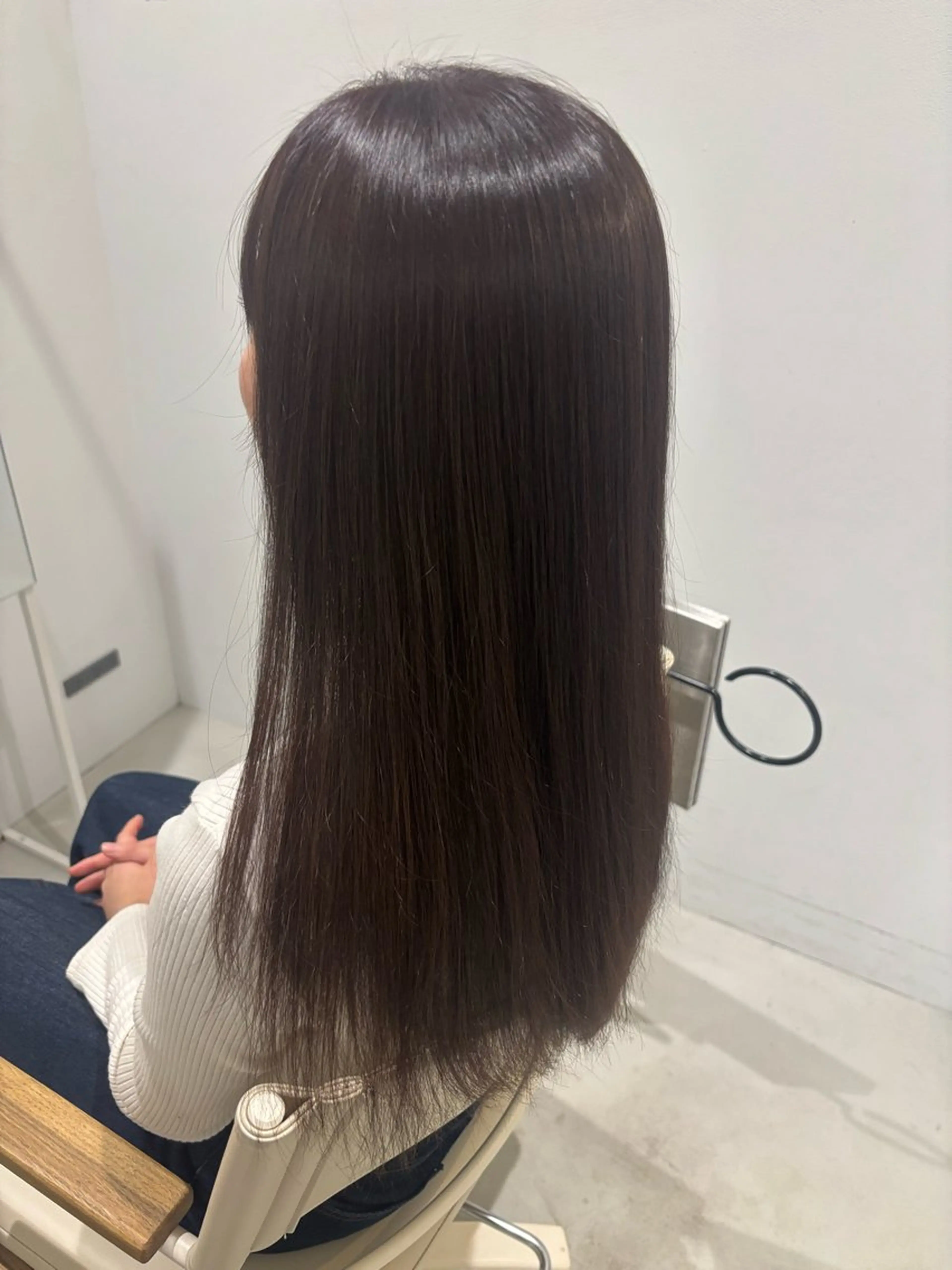 カラー グレージュ ラベンダーカラー ラベンダーグレージュ ラベンダーグレー 艶髪/ハイトーン/ 透明感/maayaのヘアスタイル