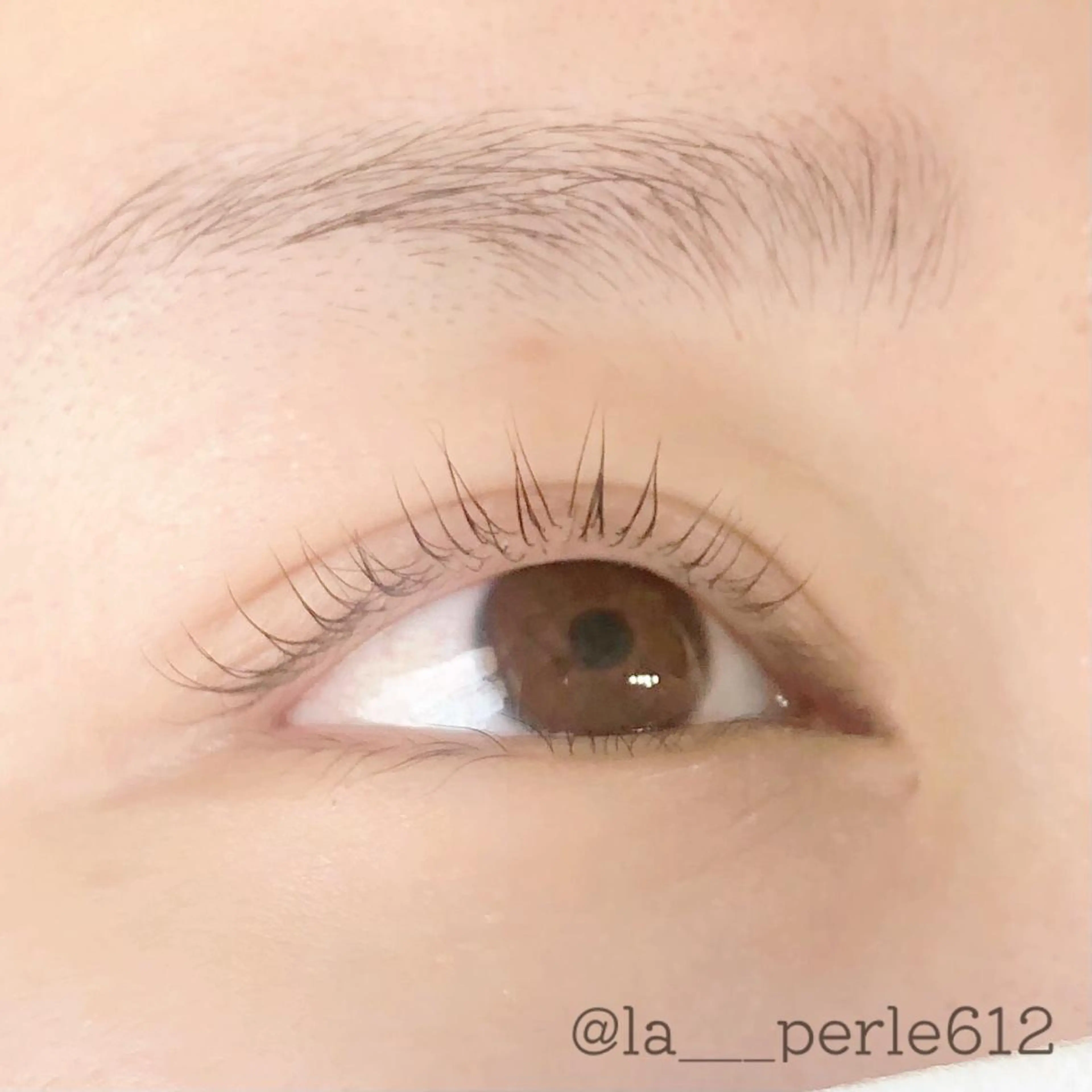 マツエク・マツパ ナチュラル 一重×まつ毛パーマ LA PERLE所属・LA PERLEのマツエク・マツパデザイン