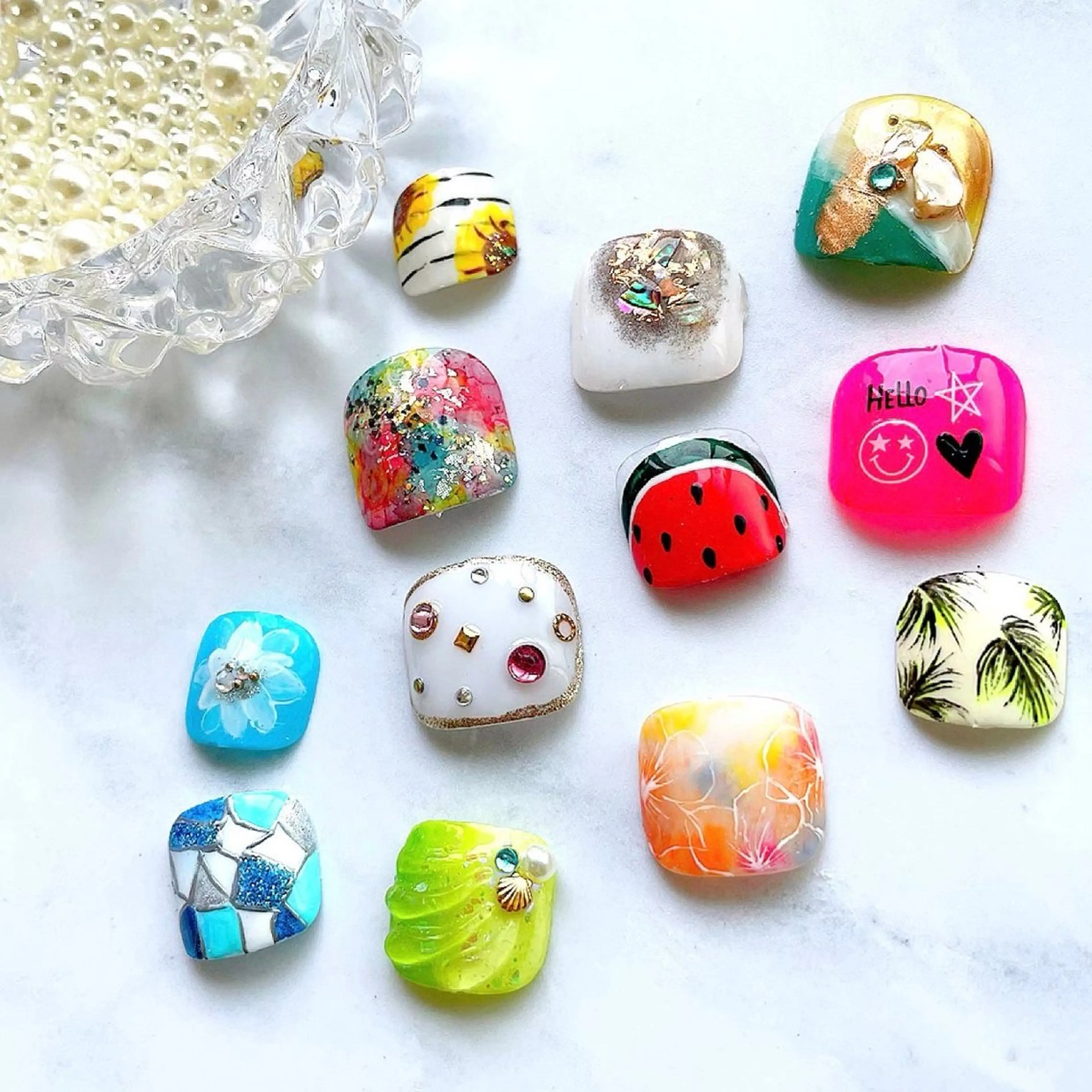 ネイル フットネイル Bellezza Nailのネイルデザイン