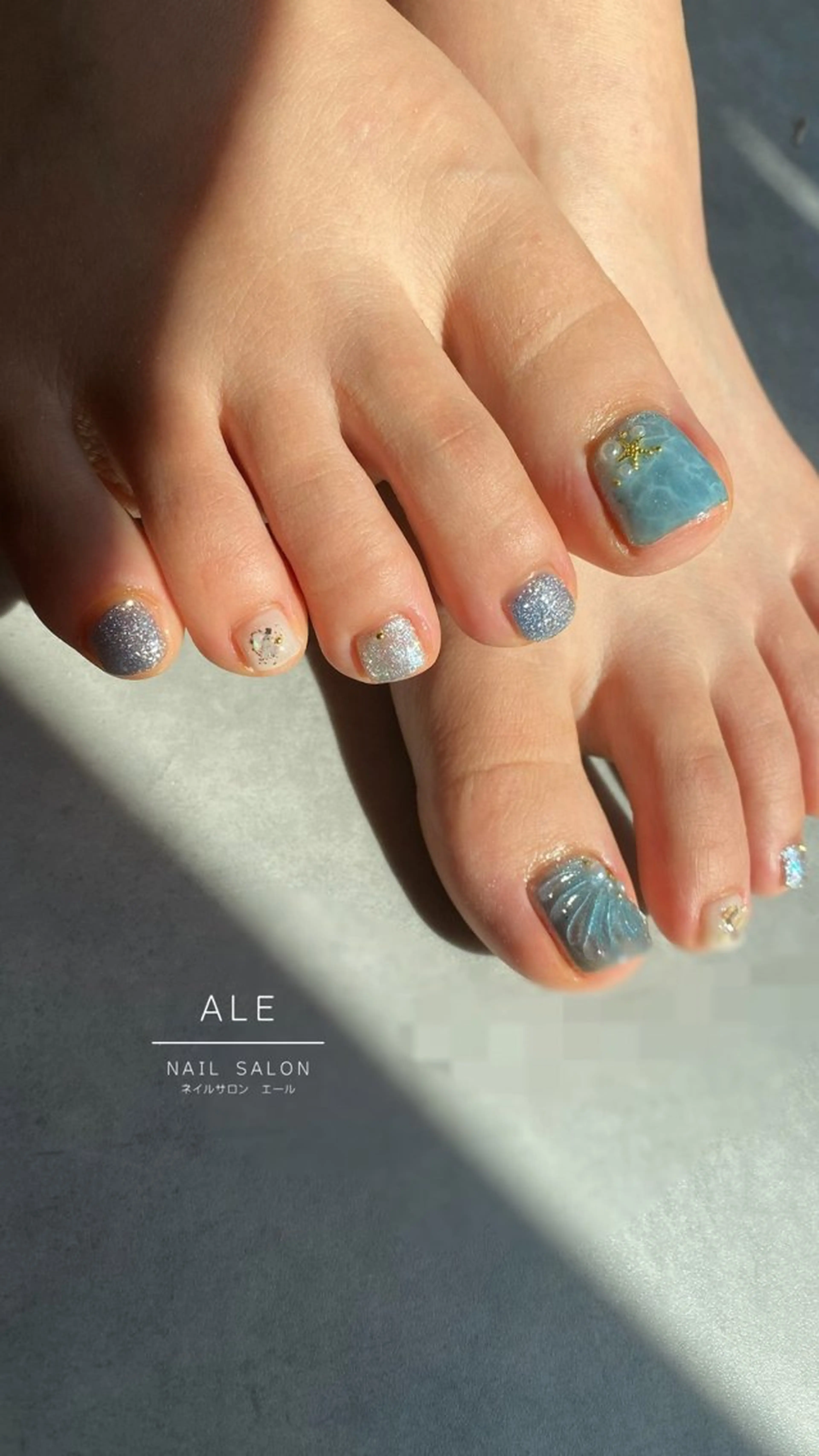 [オフ込み]フット２本アートの写真