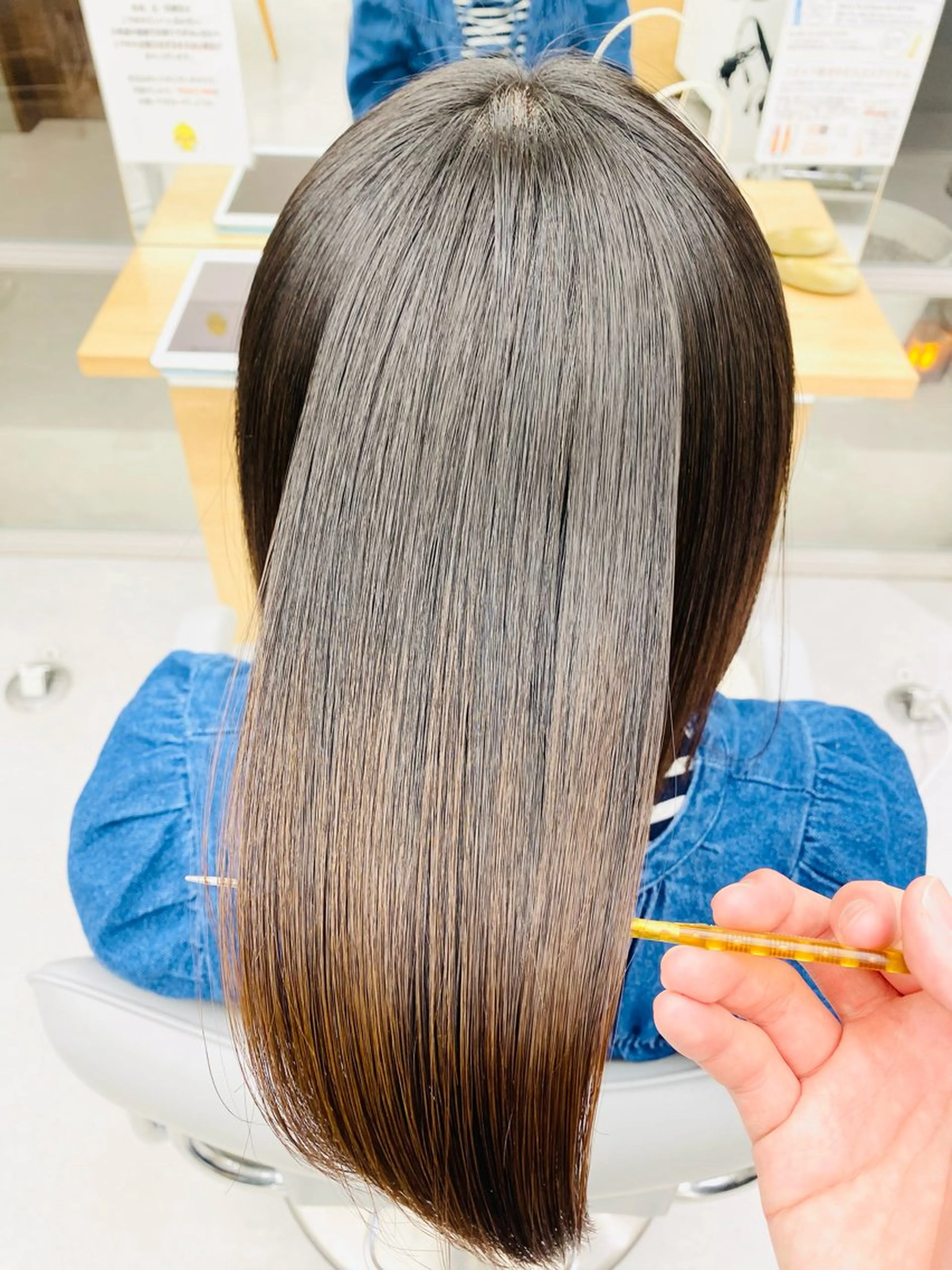 ミディアム パーマ 縮毛矯正 トリートメント ✨美髪を目指してる方 ✨星野✨のヘアスタイル