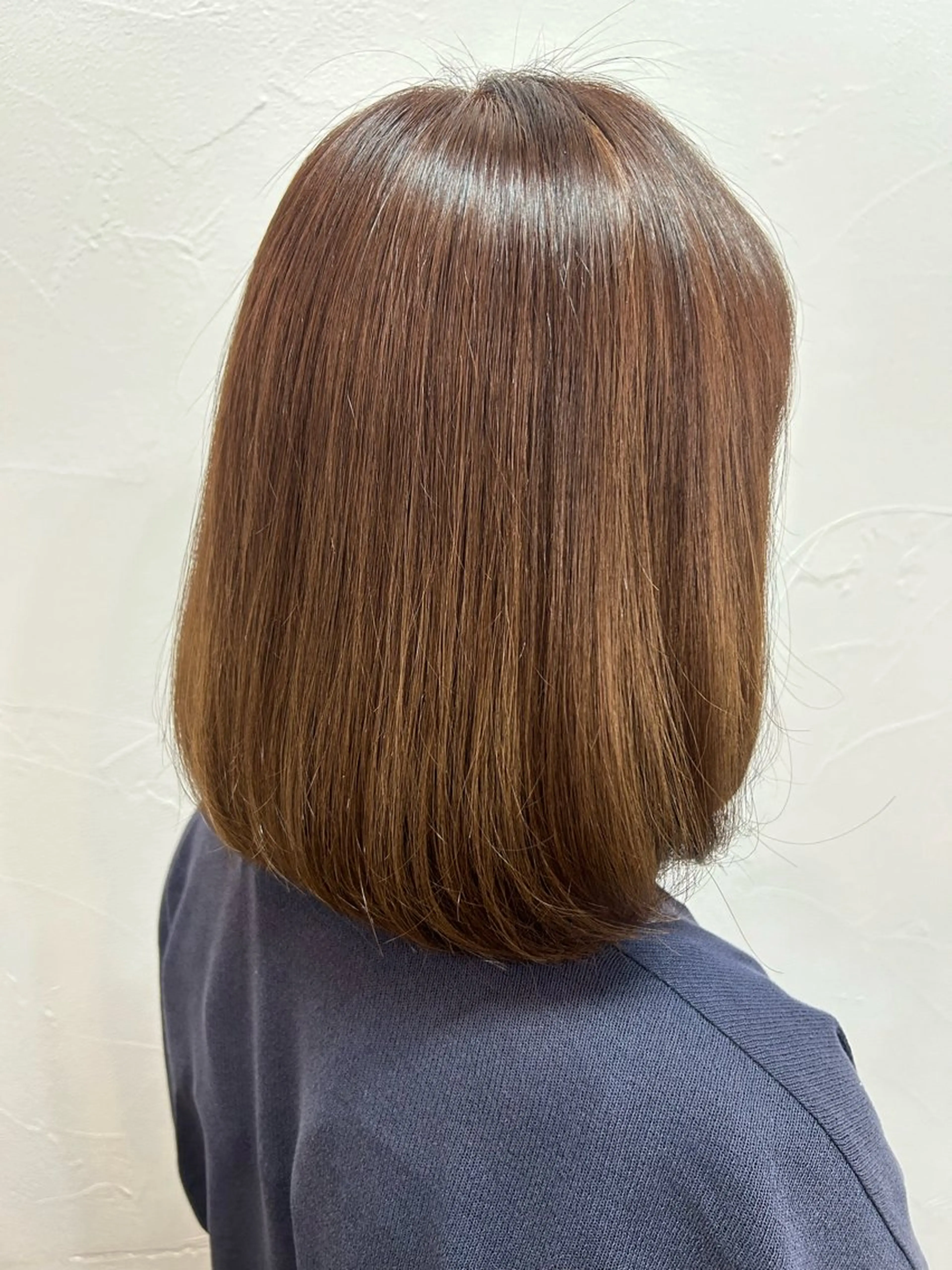 ミディアム カラー ベージュカラー LaRuelle🦩 康本♦️髪質改善♦️のヘアスタイル