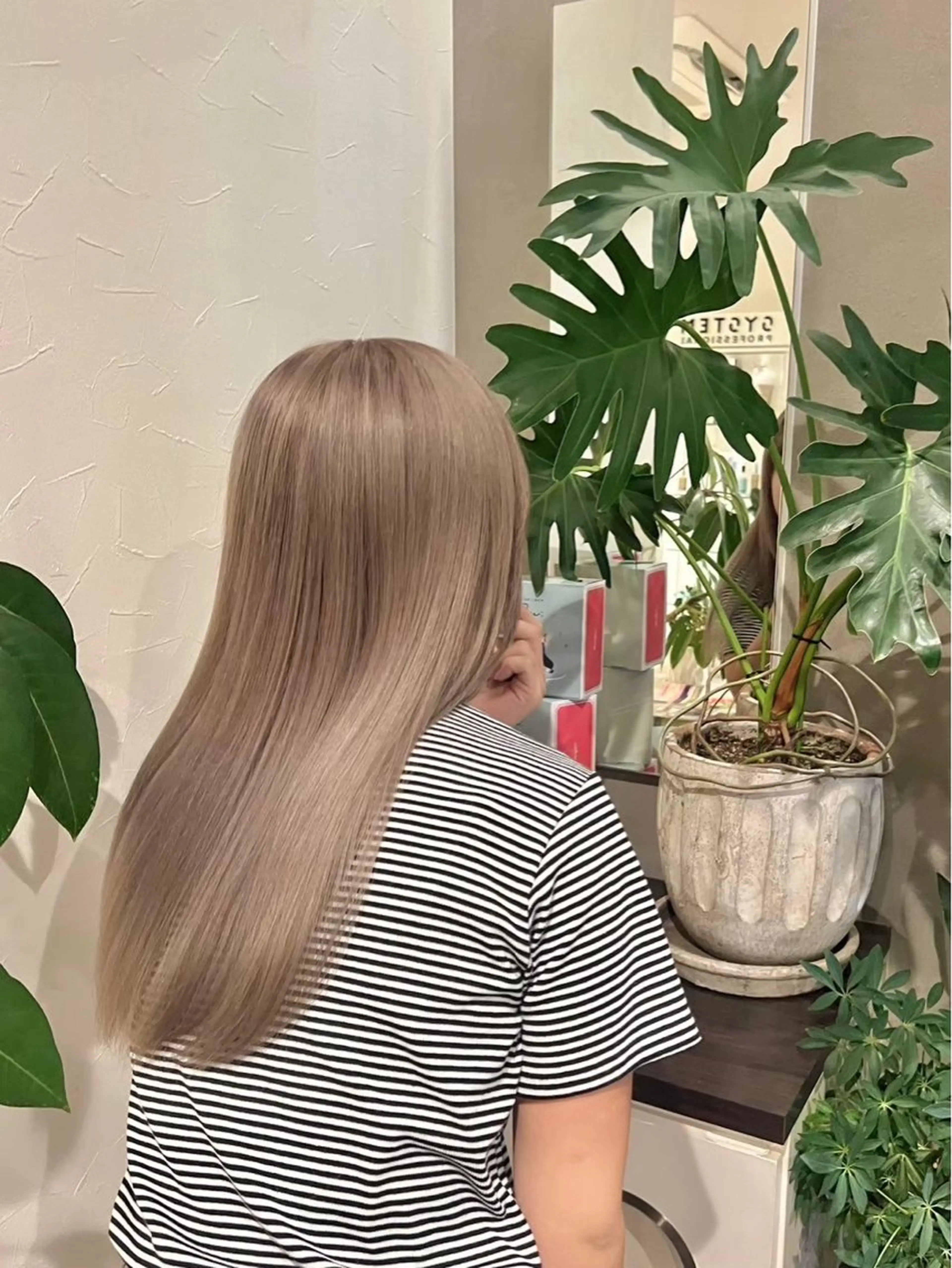 ロング カラー カット ヘアカラー トリートメント ブリーチなし艶カラー /いくののヘアスタイル