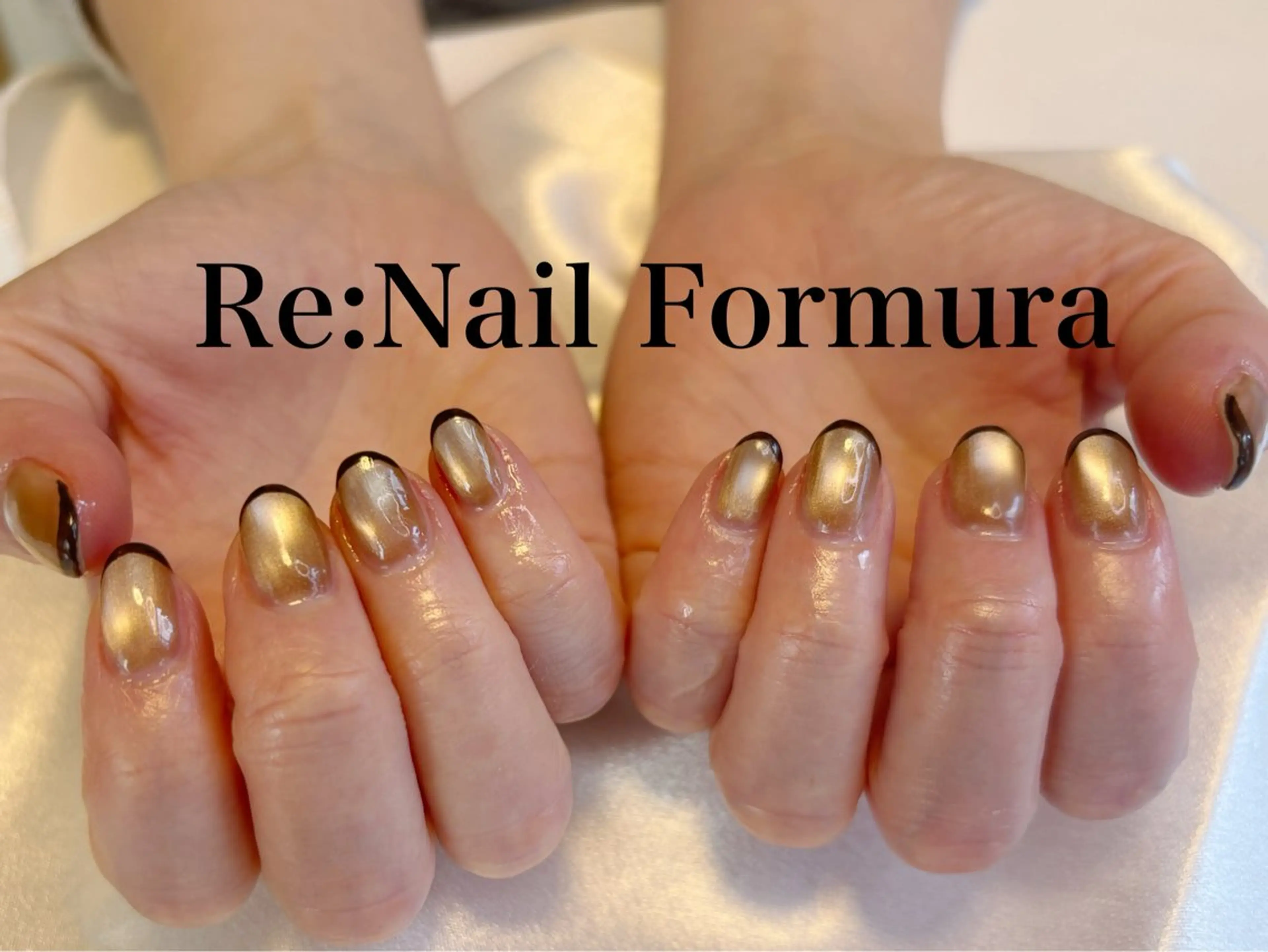 ミディアム ハンドネイル Re:Nail Formula所属・kido chieのネイルデザイン