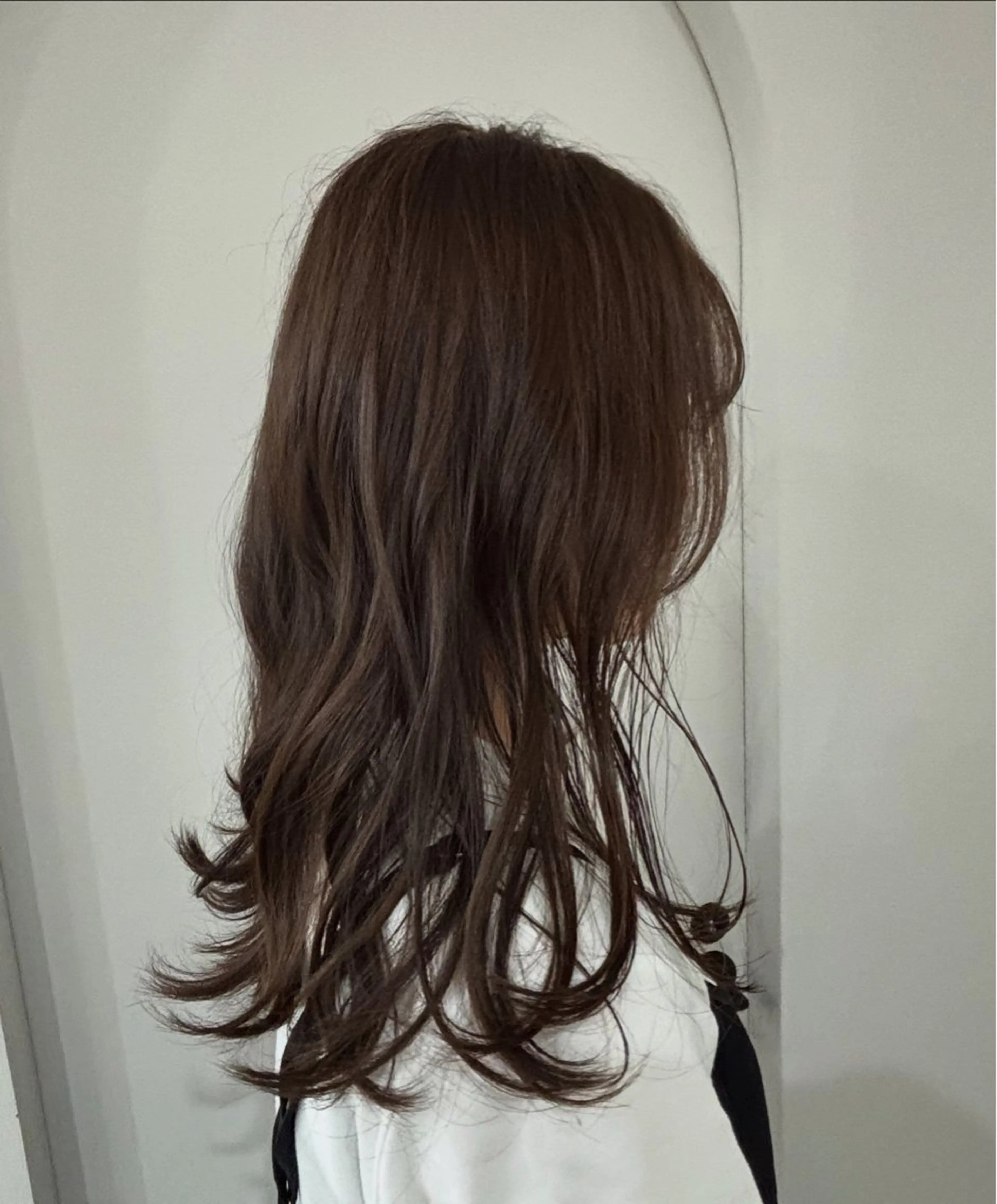 カラー ブラウンカラー オリーブブラウン ヘアカラー HIKARIS所属・透明感/くすみカラー yukinaのヘアスタイル