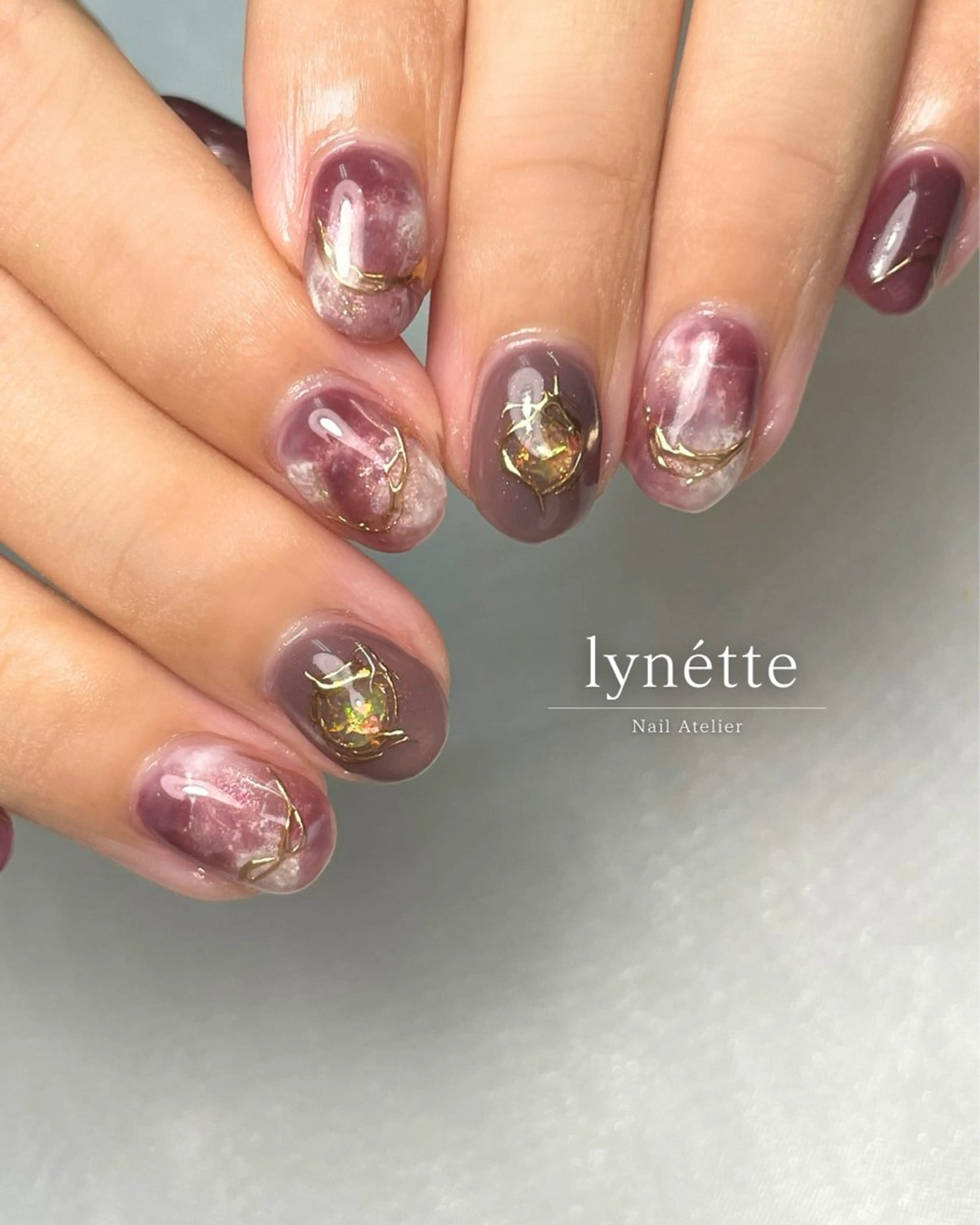 ネイル ニュアンスネイル lynétte 那覇ネイルサロンのネイルデザイン