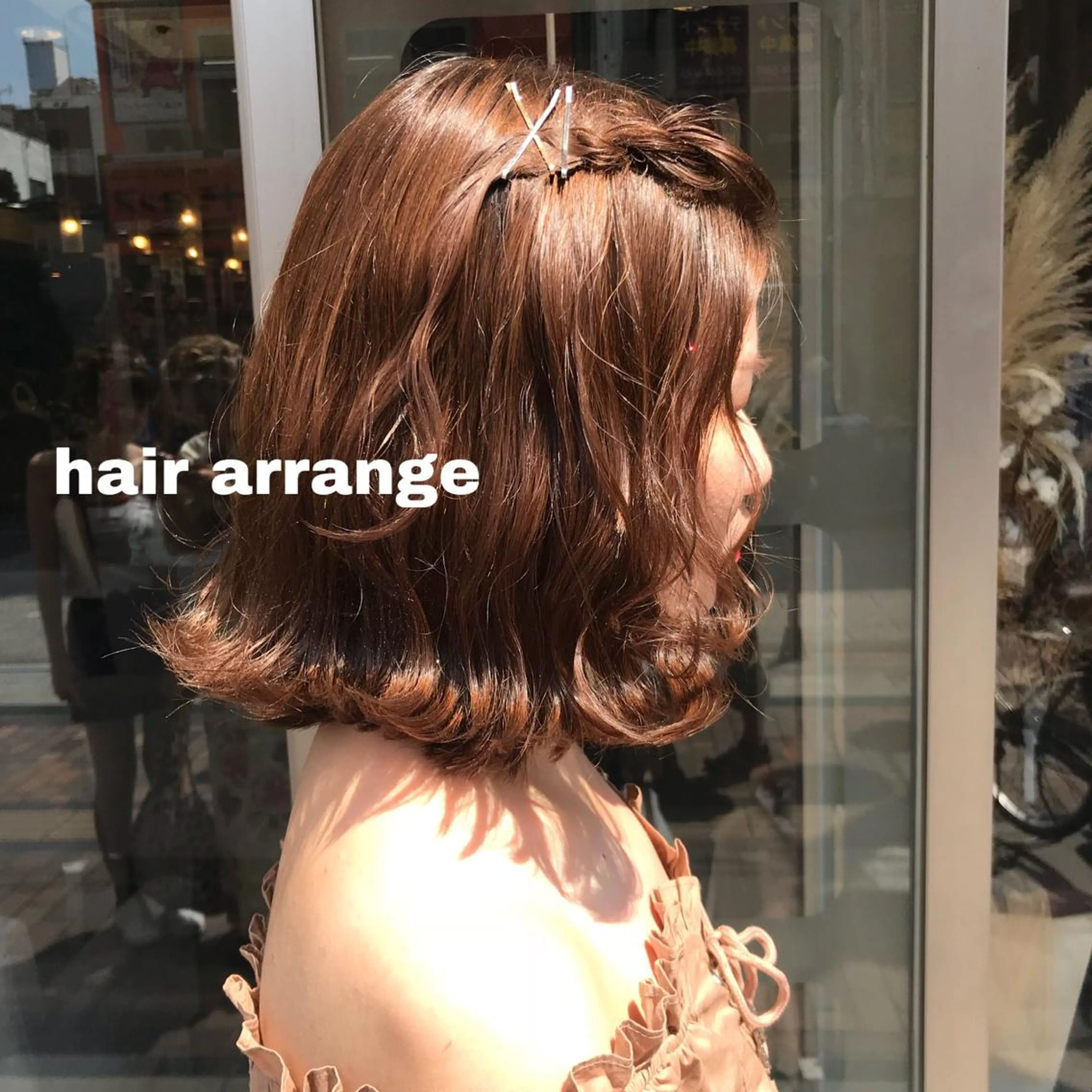 ショート ヘアアレンジ 【淡色color/ nail】maikoのネイルデザイン