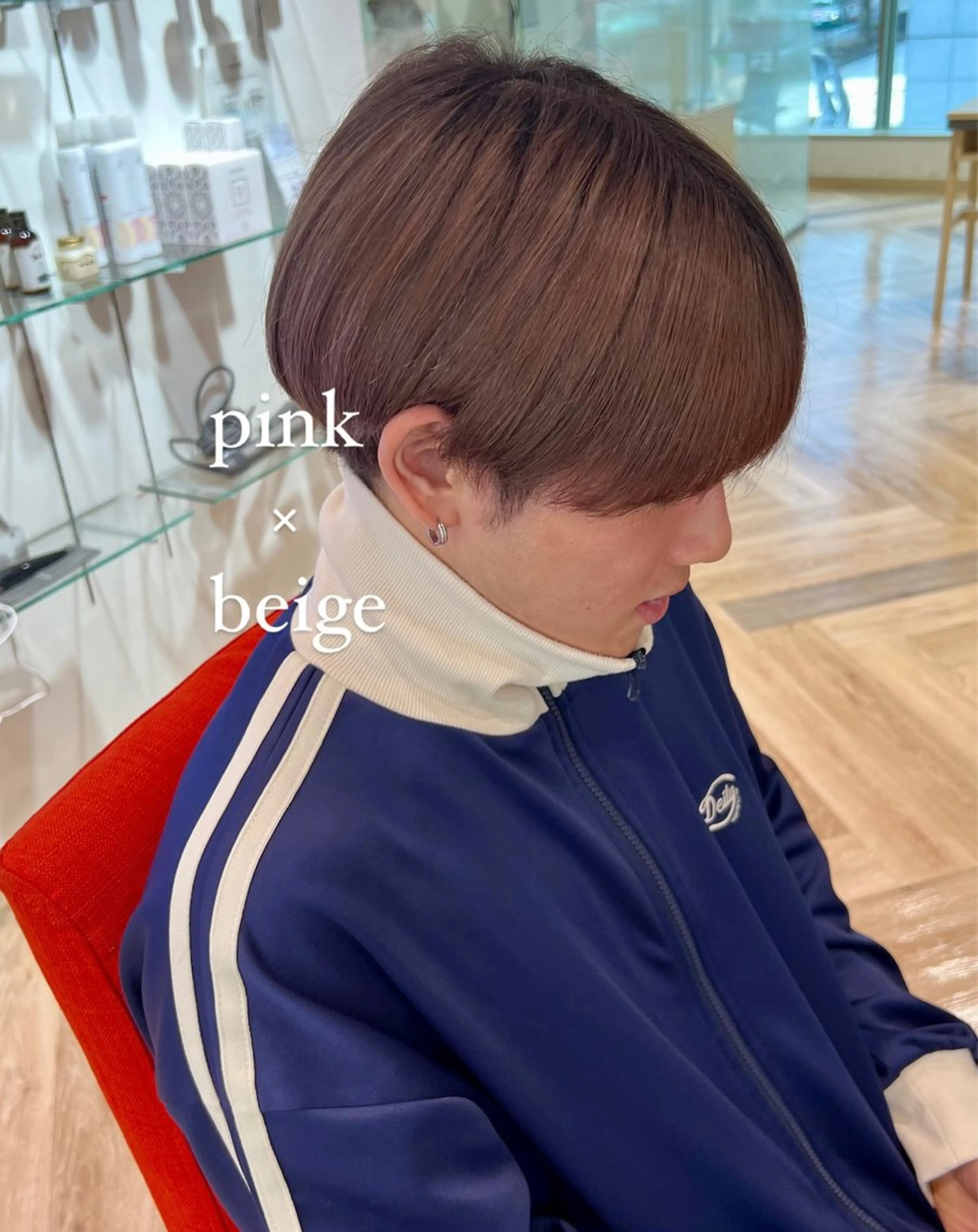 メンズ メンズブリーチ 加納千華 /ボブ/ぱつっとボブのヘアスタイル