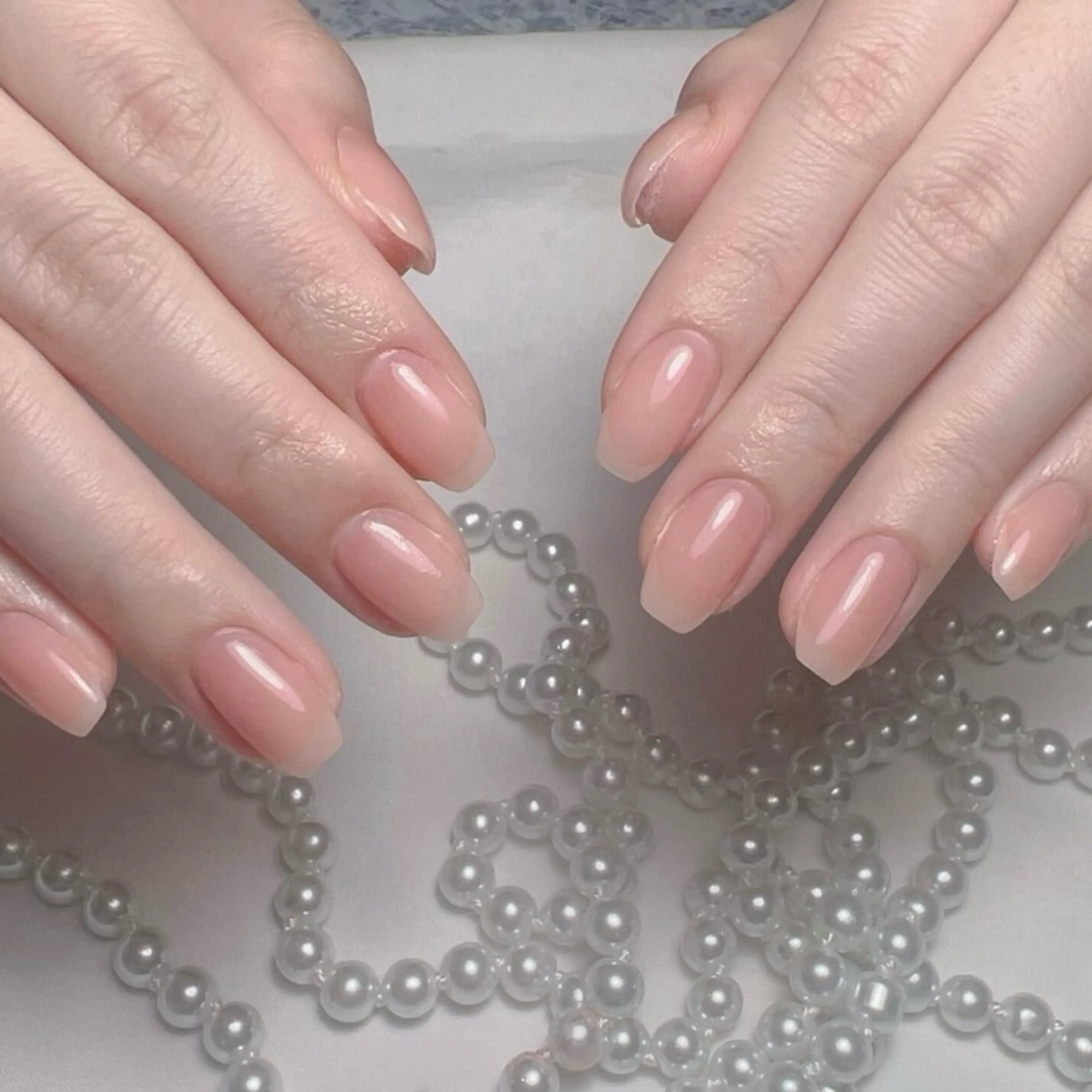 ネイル アートネイル フレンチネイル ジェルネイル グラデーション 韓国ネイル ハンドネイル ハンドケア さくら💮💮 【オフ無料】のネイルデザイン