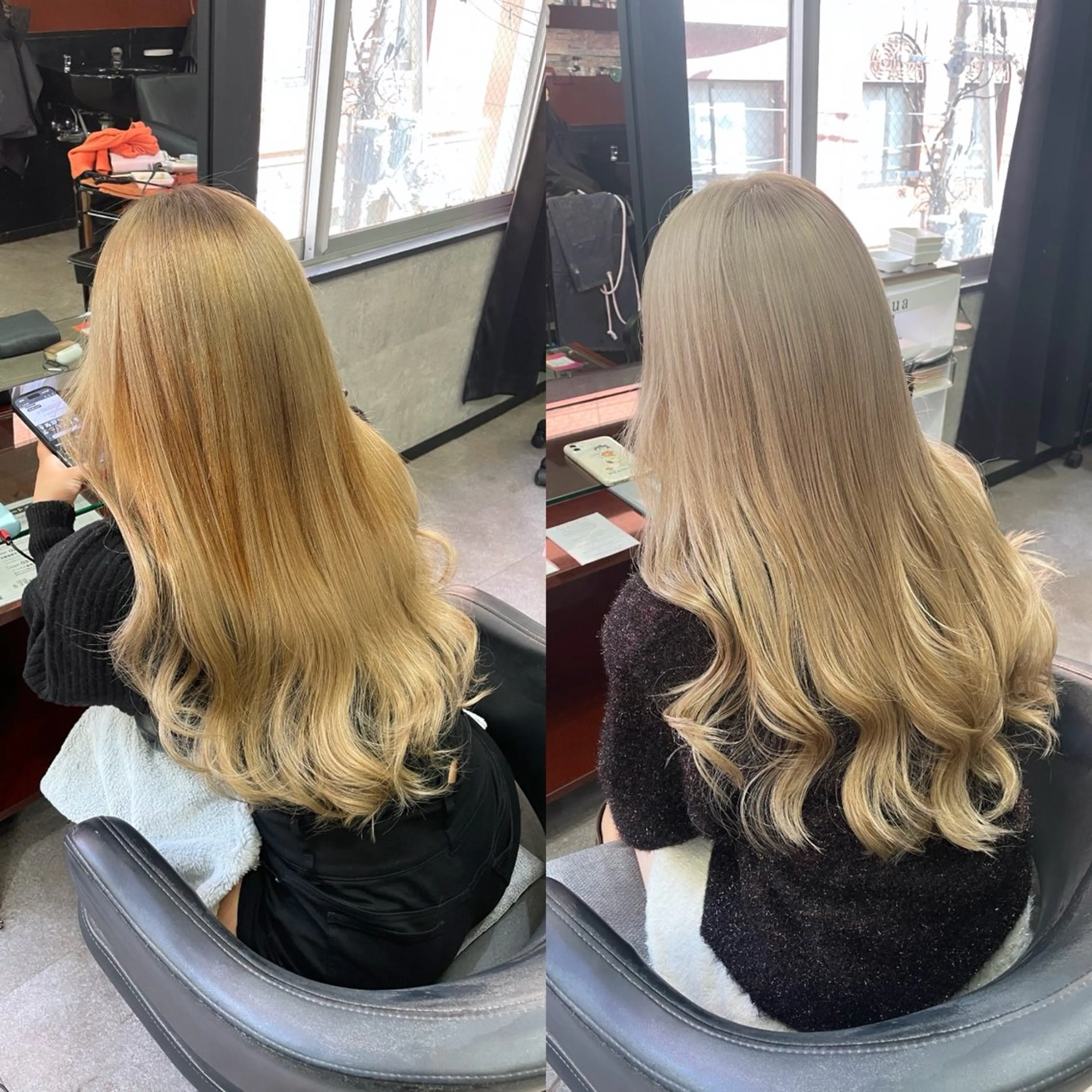 ロング 💎馴染むエクステ ×カラーTOMO💎のヘアスタイル