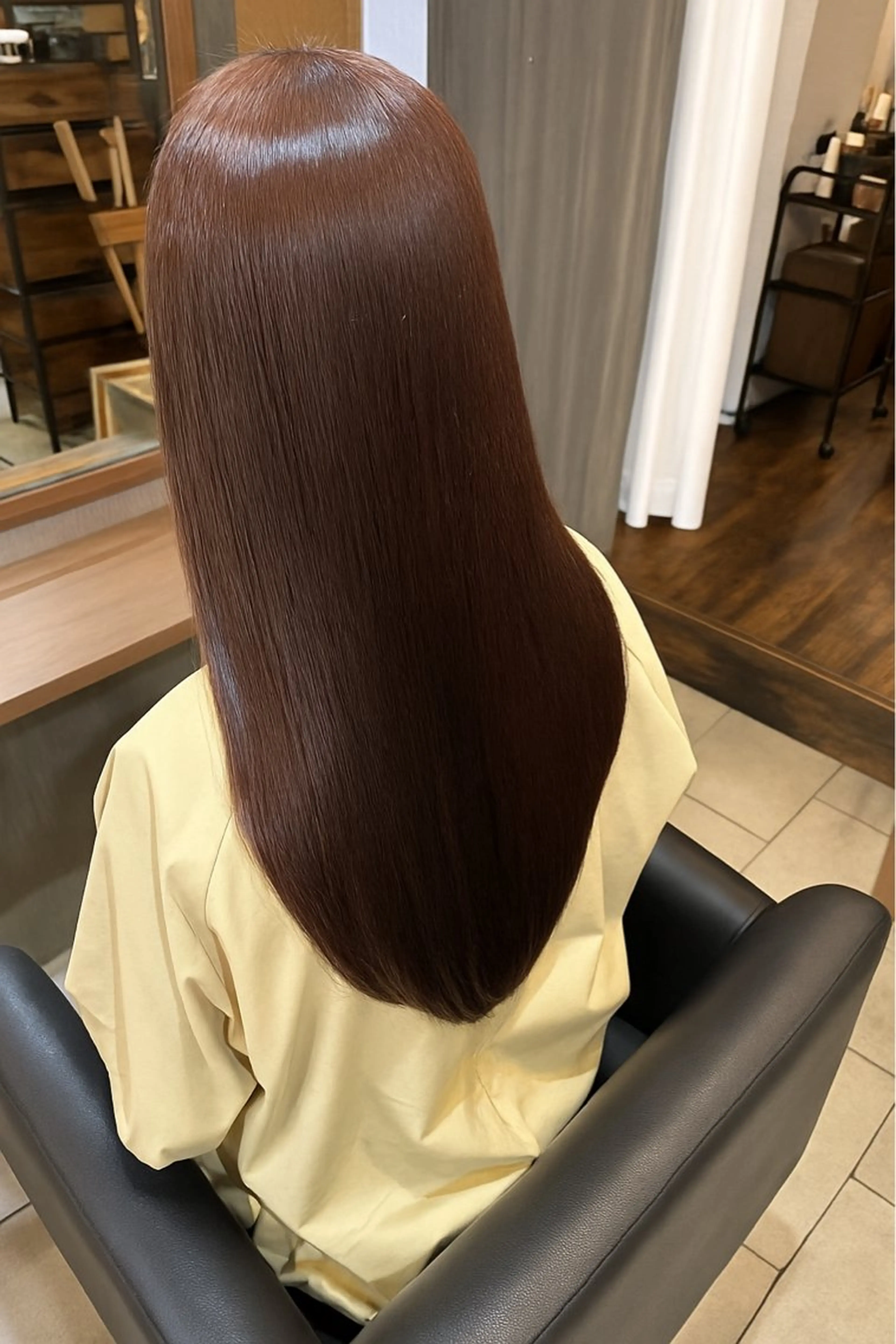 カット＋髪質改善ストレート＋カラー ¥29700→¥22000の写真