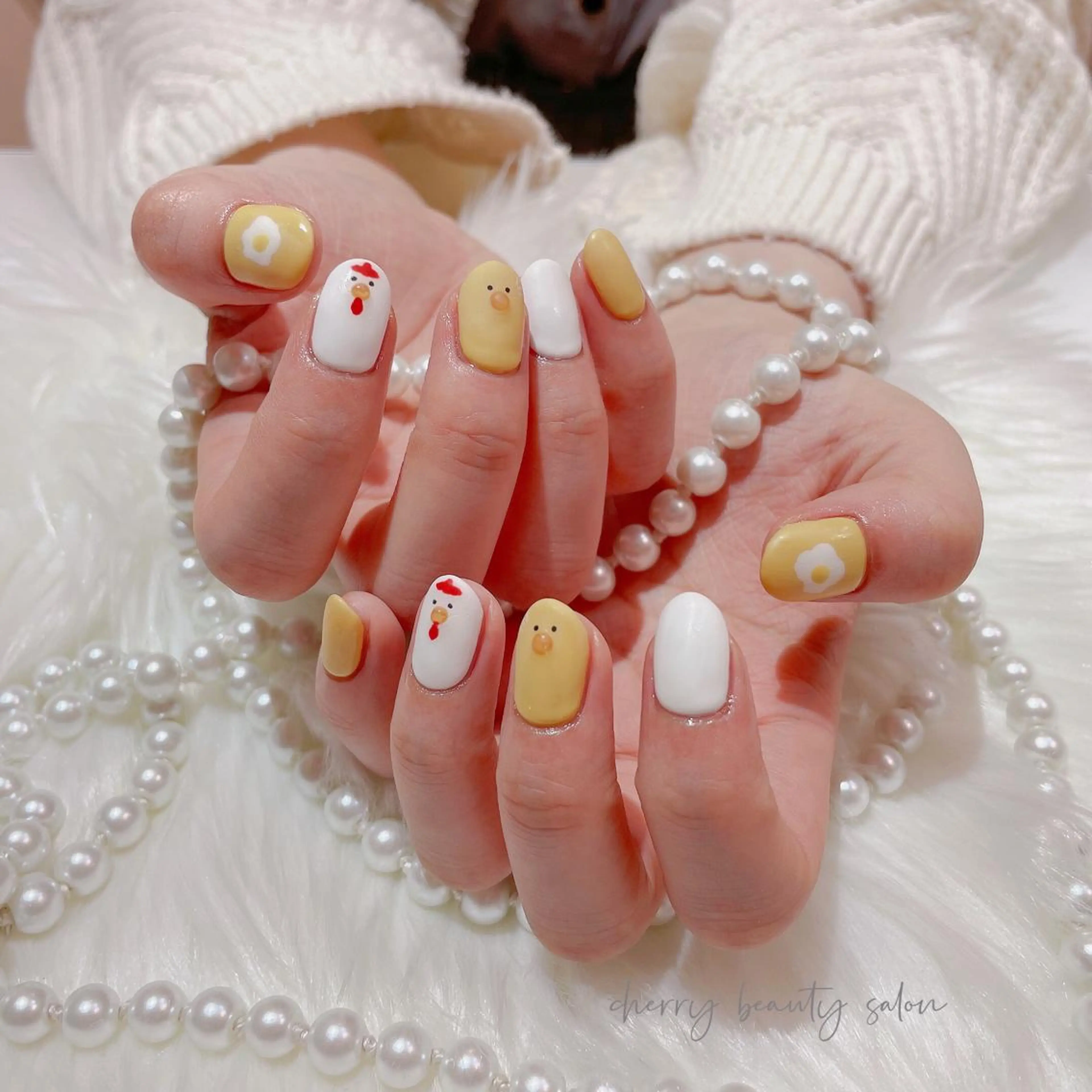 ショート ネイル SAKURA 🍒のネイルデザイン