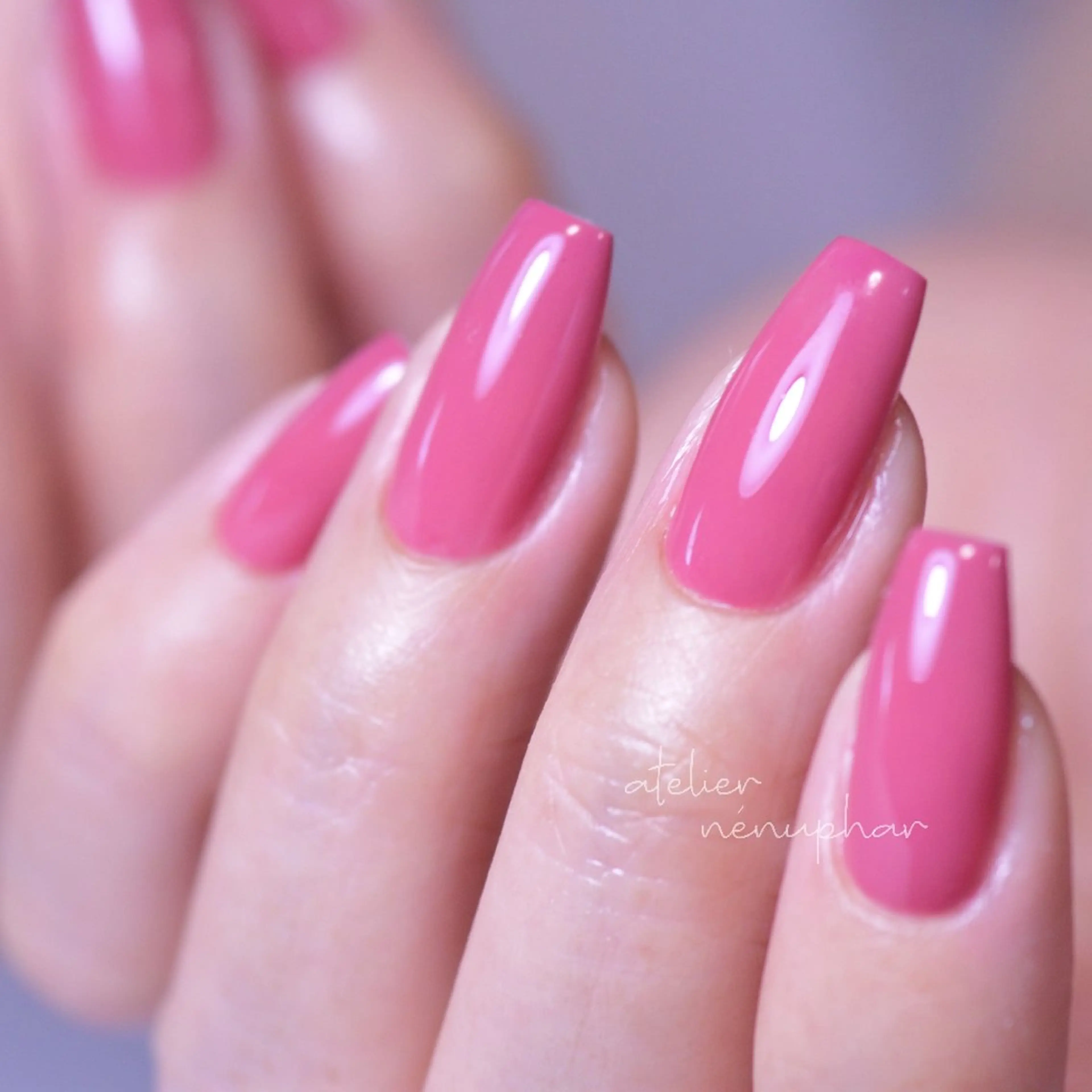 ネイル ワンカラーネイル L’atelier Nenuphar所属・nénuphar misaのネイルデザイン