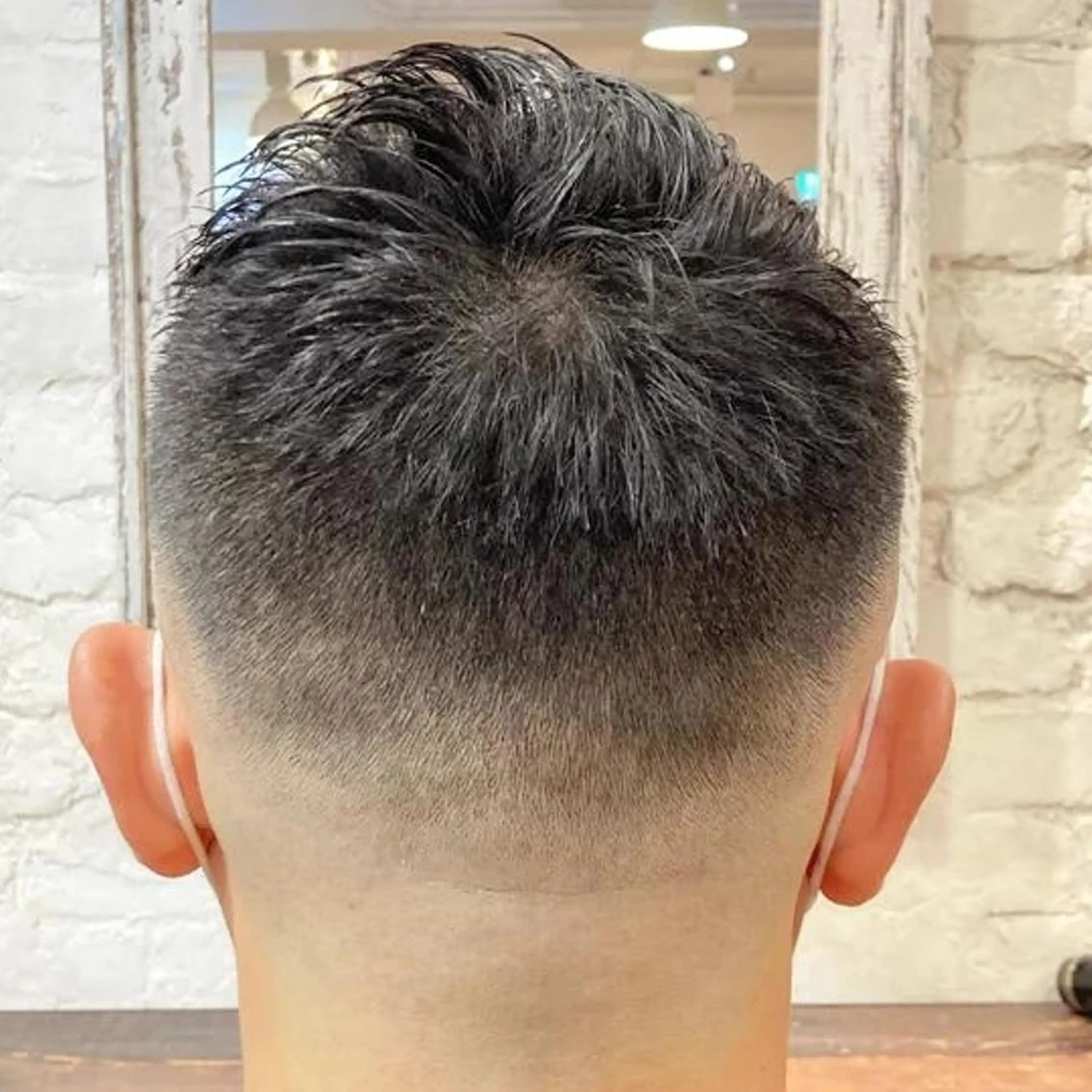 メンズ ショート カット Hair make ONE 008所属・メンズ/フェード/ バーバー/盛山大地のヘアスタイル