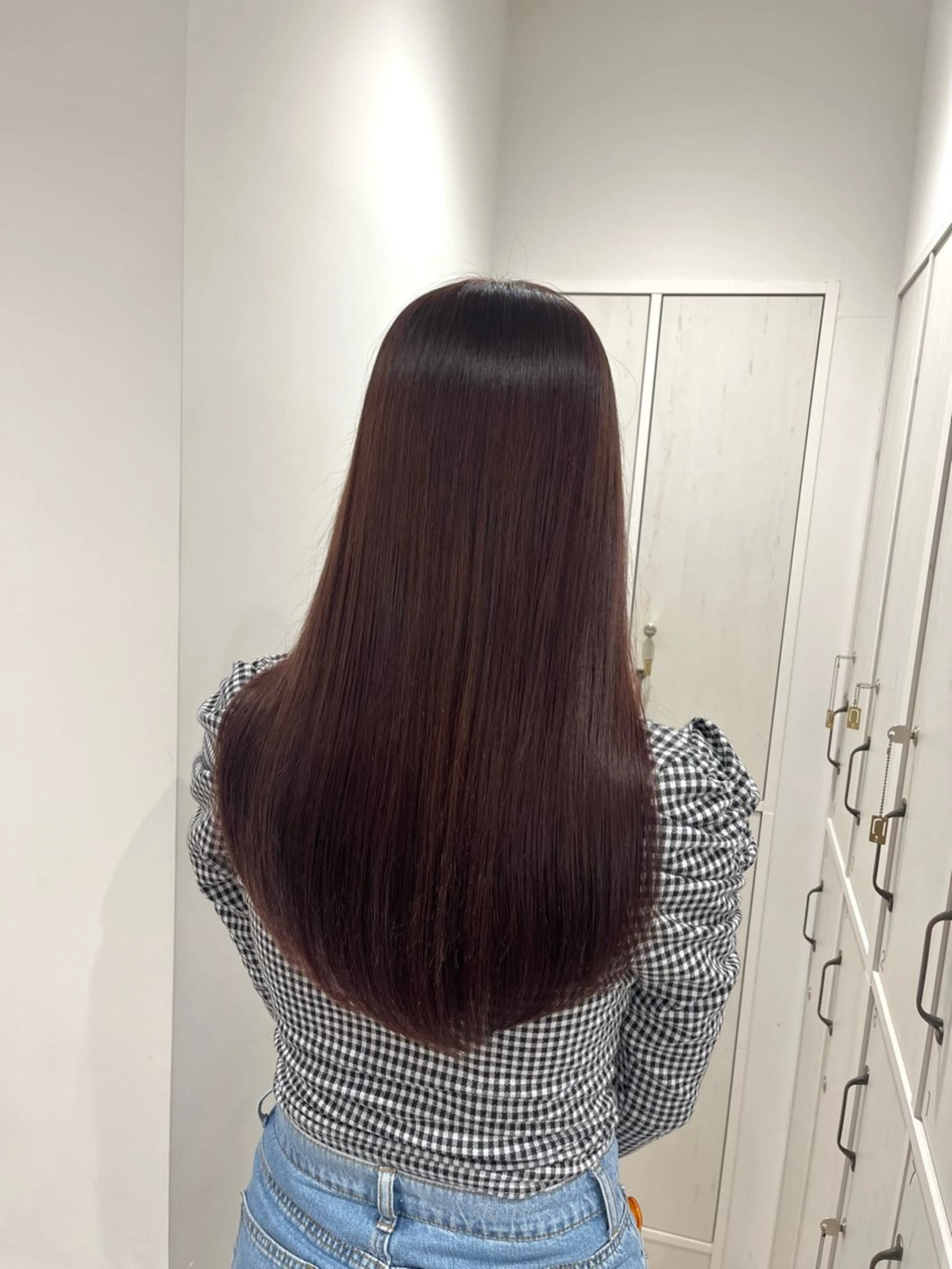 ロング カラー ヘアアレンジ 🐰あみ【艶カラー/ 縮毛矯正】🫧のヘアスタイル