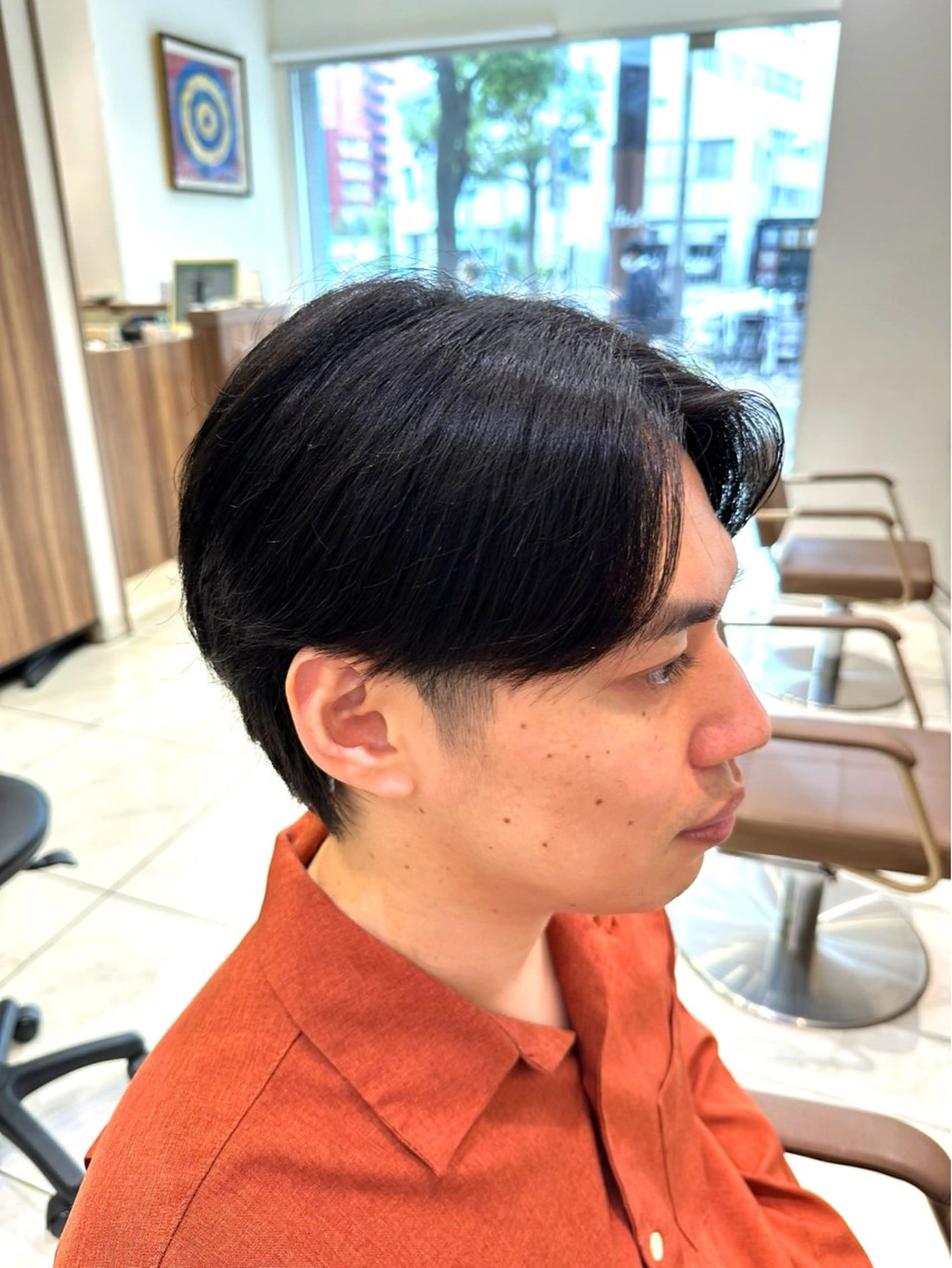 メンズ センターパート メンズカット/カラー 💠進藤龍之介のヘアスタイル