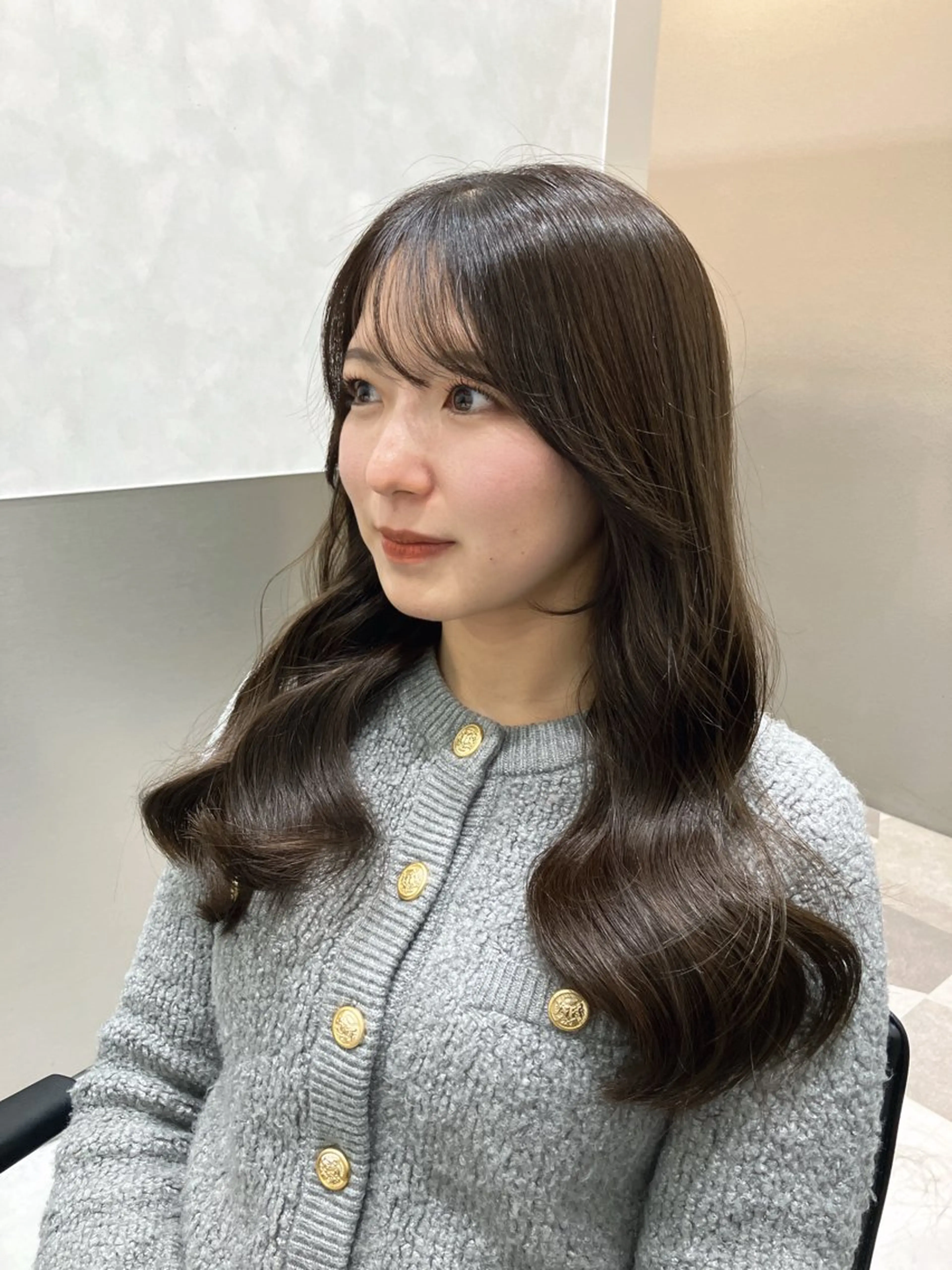 ロング カラー カット ヘアカラー トリートメント GO TODAY SHAIRE SALON原宿vita店舗所属・🩷完全マンツーマン 💖ASAHIのヘアスタイル
