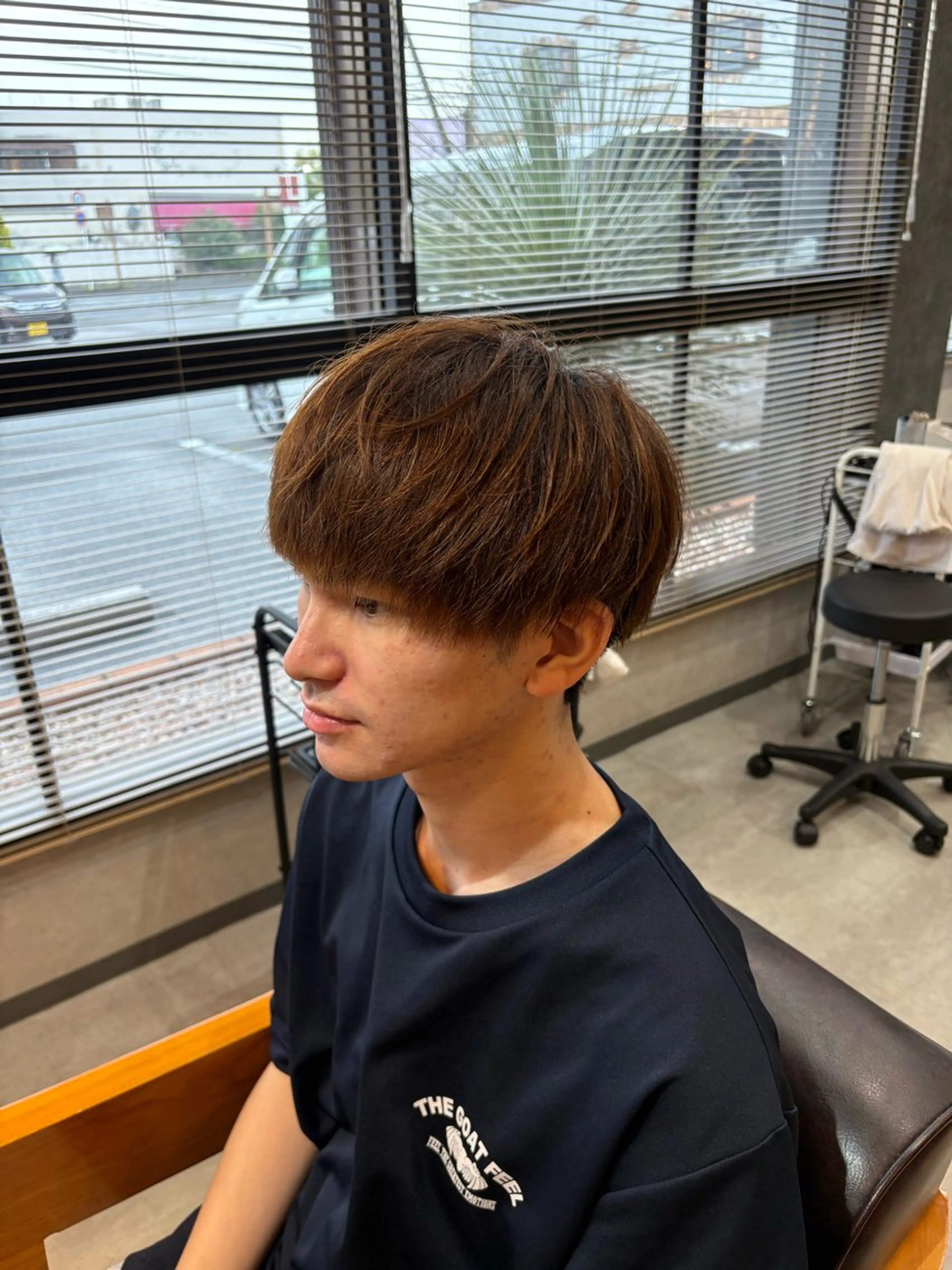 カラー パーマ メンズ hair make LATTE 川原店所属・若林 叶大のヘアスタイル