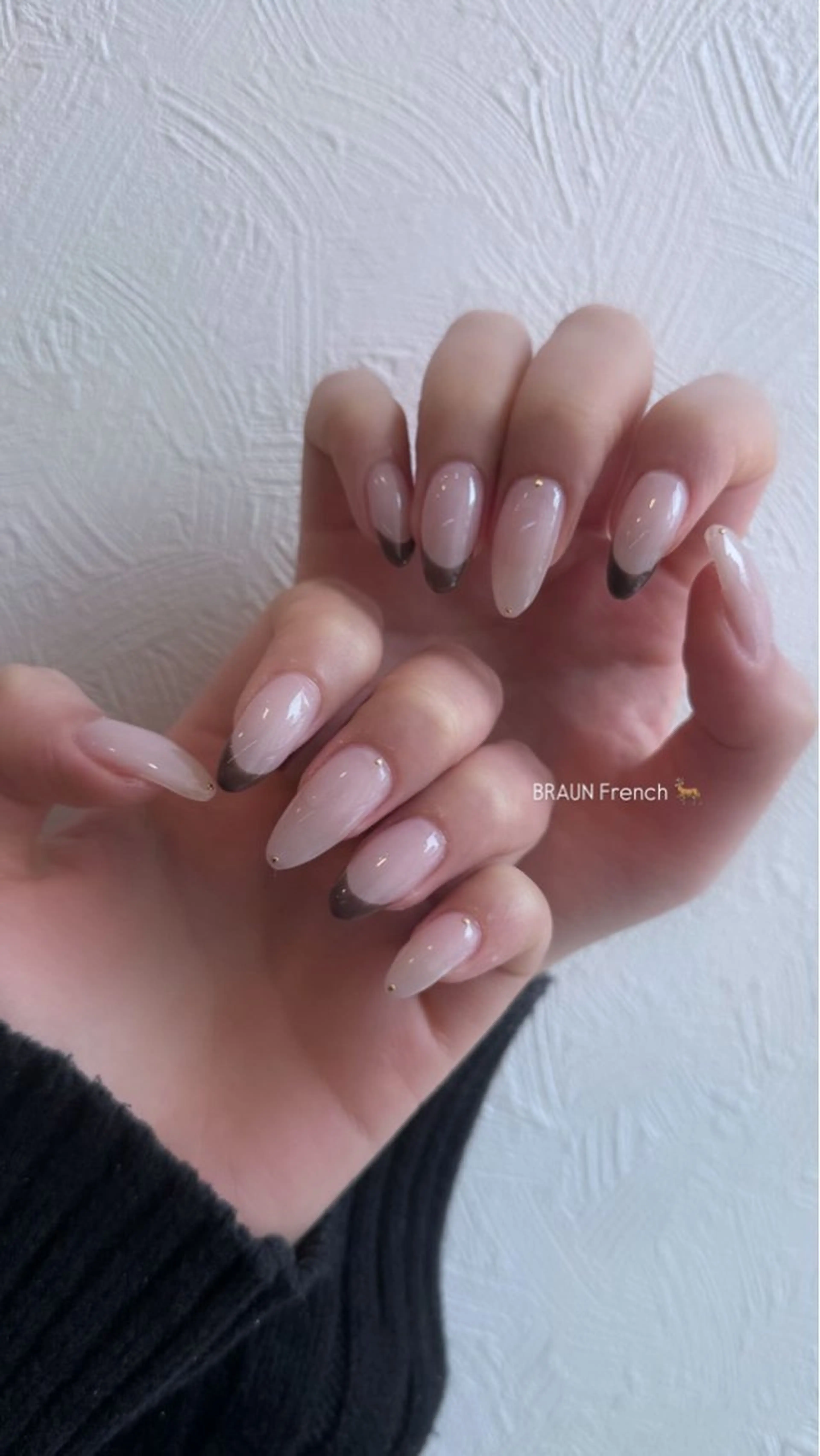 ネイル フレンチネイル 韓国ネイル マグネットネイル メンズネイル ニュアンスネイル ハンドネイル GRANDE大須 Cecil💜のネイルデザイン