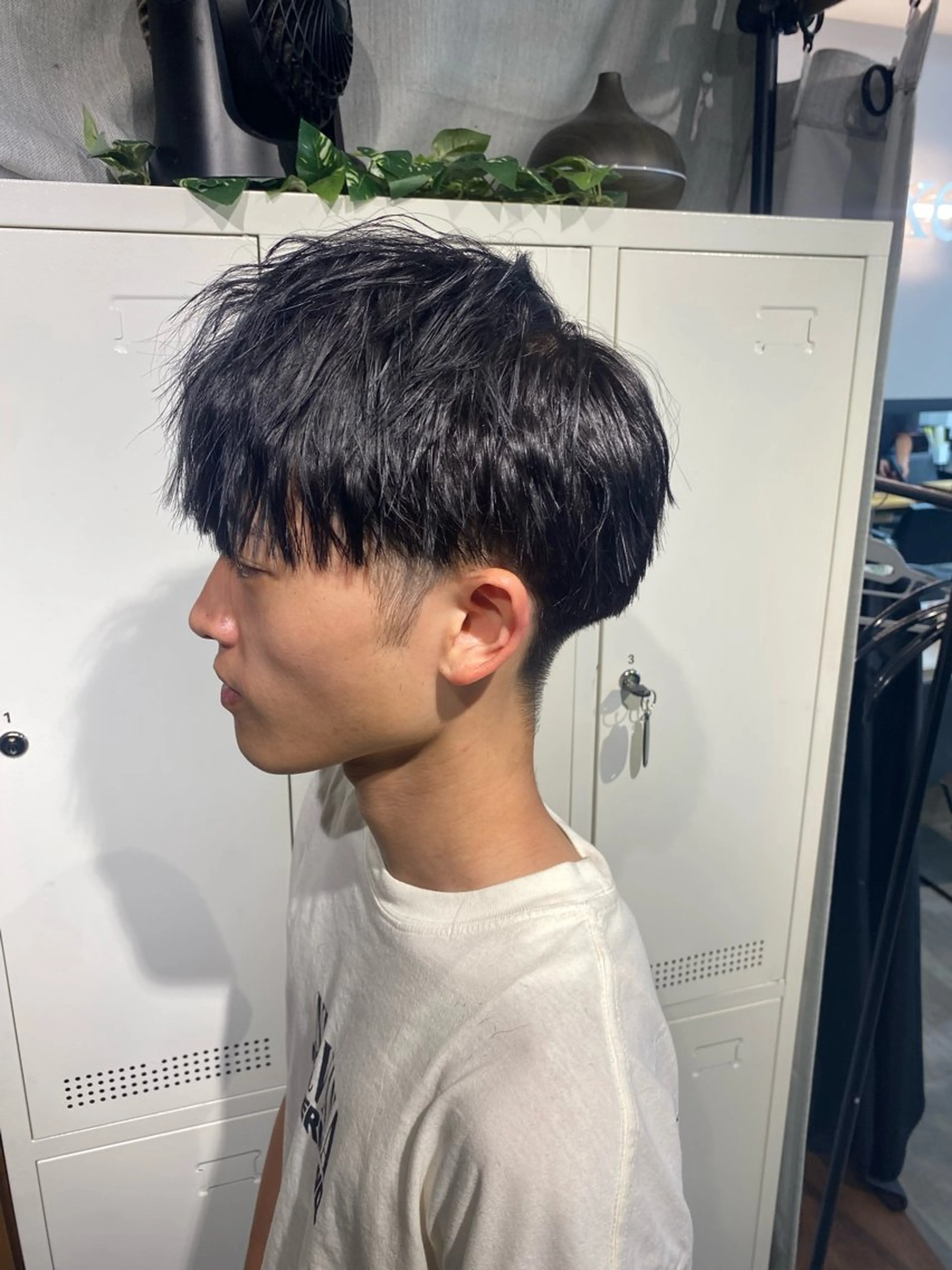 ショート メンズ マッシュ 刈り上げ カット 👑髪質改善/パーマ /フェード/森田のヘアスタイル