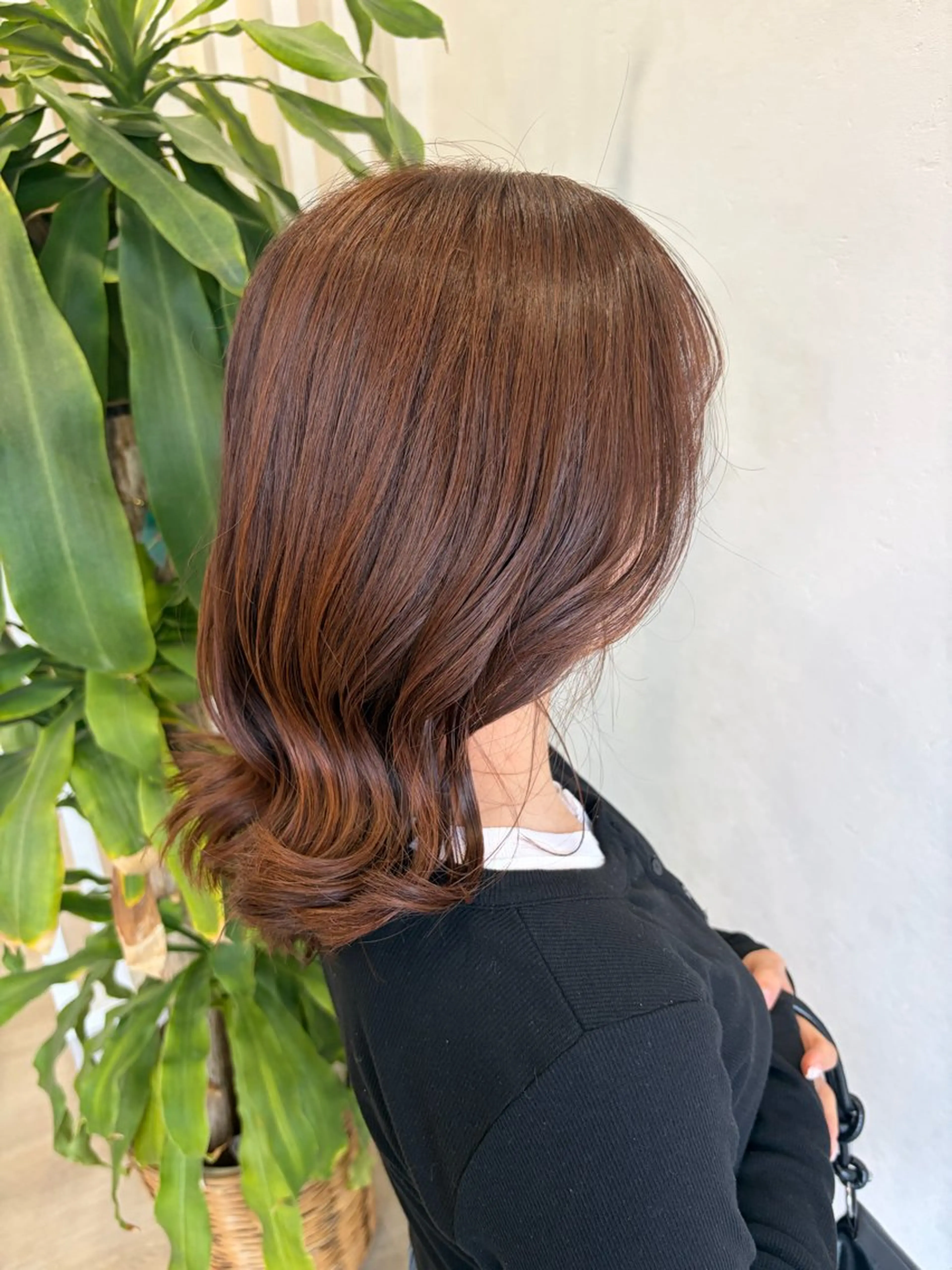 ミディアム Licotte所属・中田 百笑のヘアスタイル