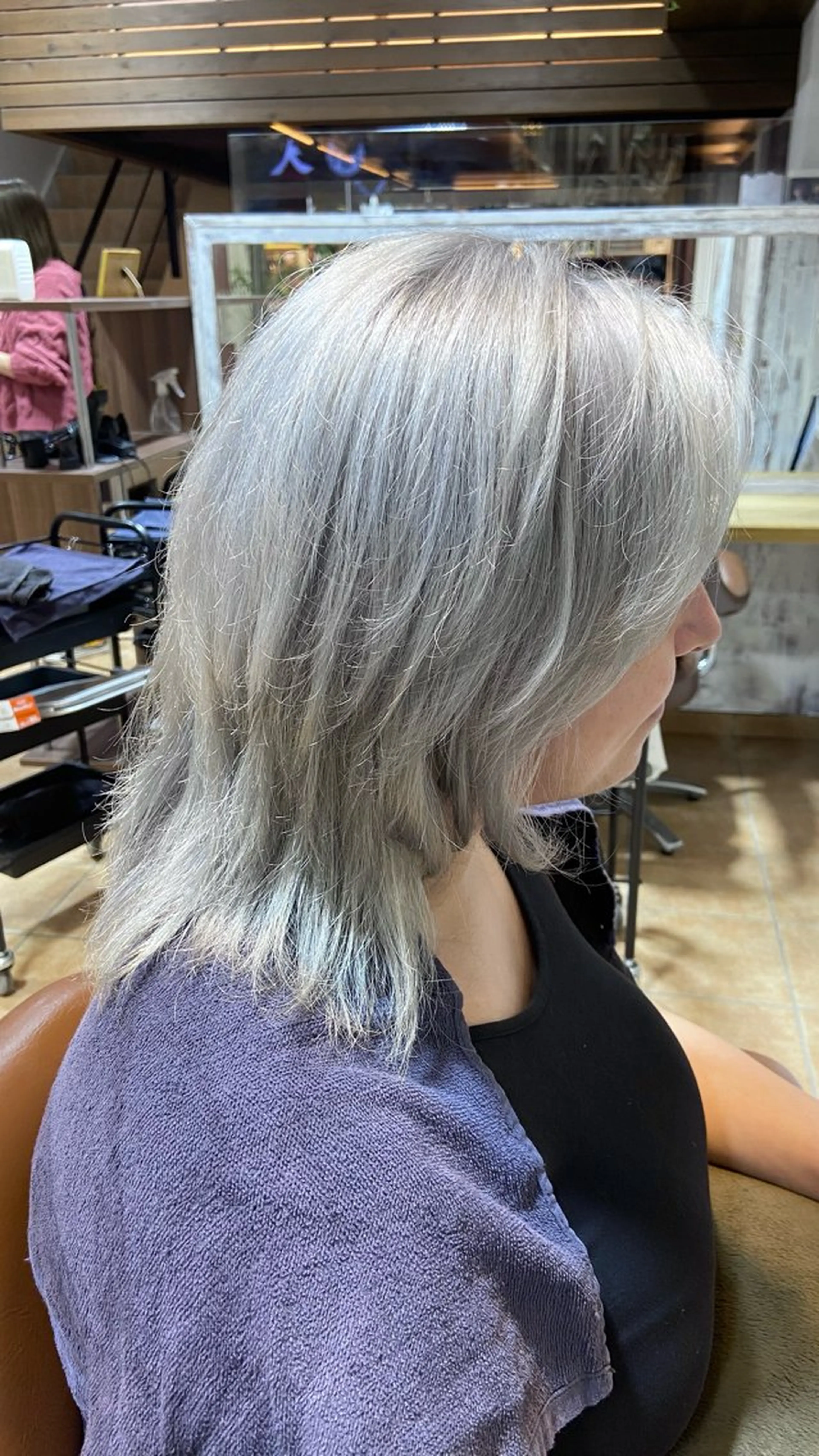 ミディアム BLUE所属・🍀Erica Koide🍀のヘアスタイル