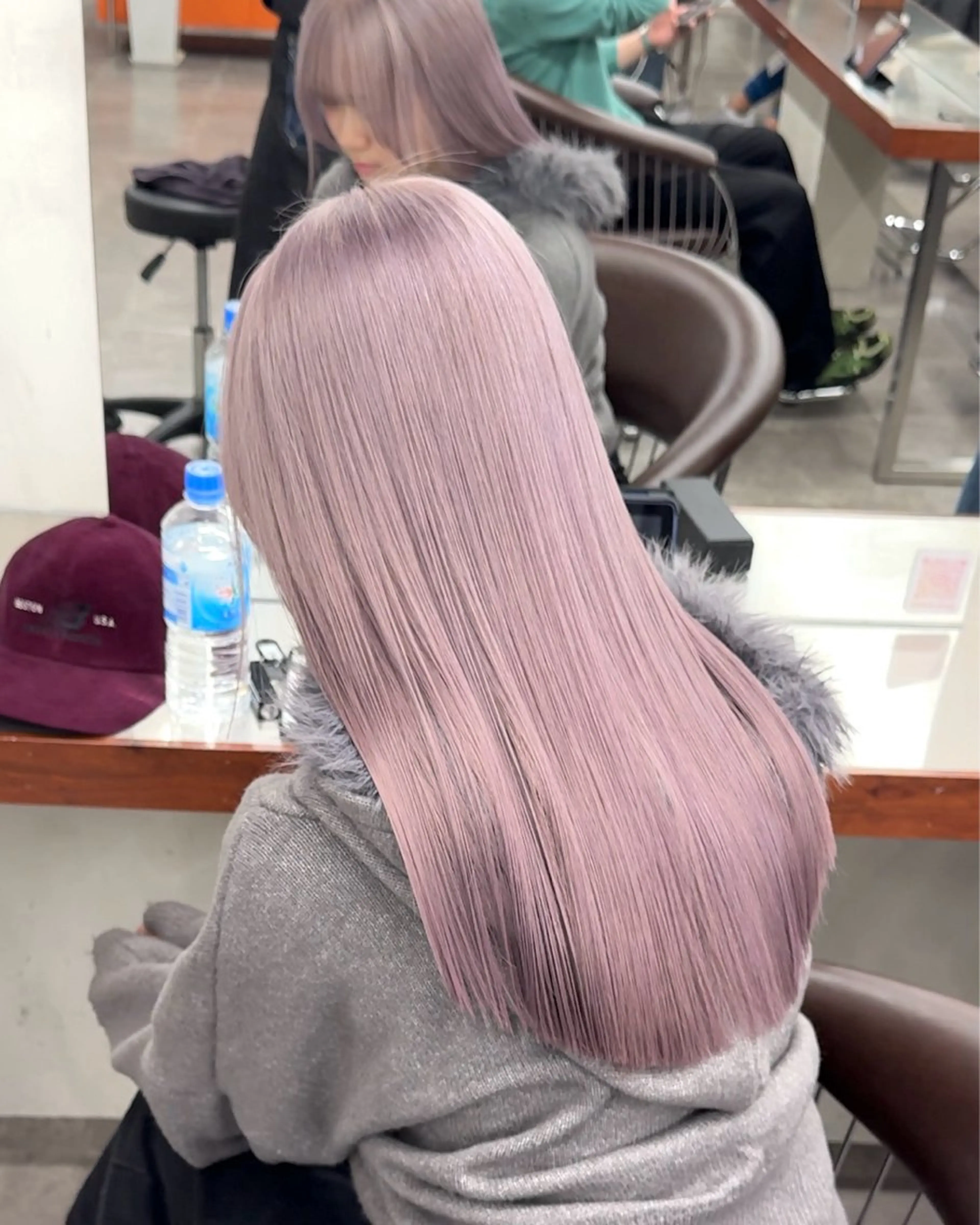 ロング カラー アッシュ ベージュカラー ブリーチ ケアブリーチ ダブルカラー カット ヘアカラー トリートメント nico TOKYO 渋谷所属・ブリーチ　ハイトーン 特化🌈フジタハルキのヘアスタイル