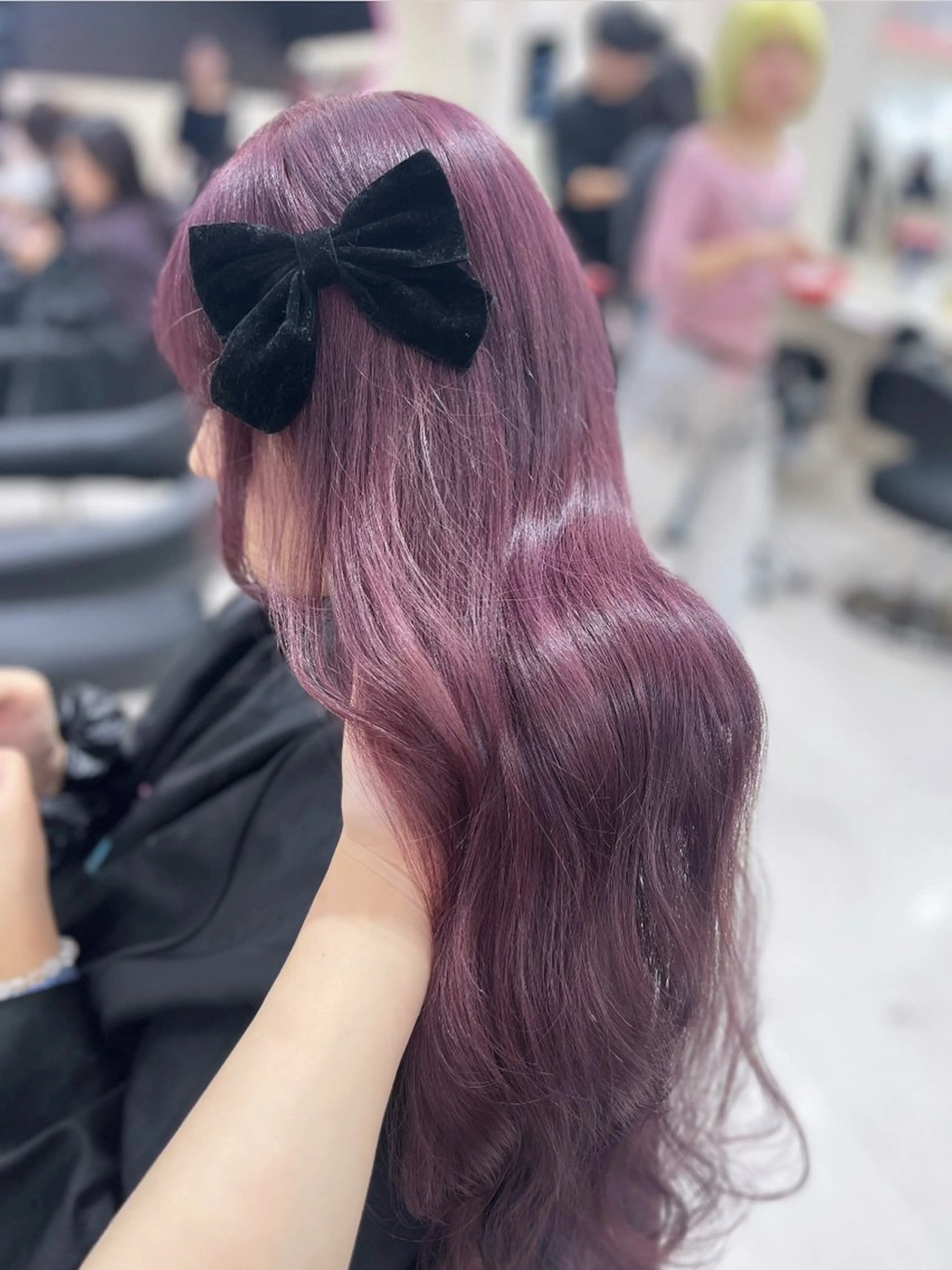 カラー ベージュ・ラベンダー カラー🎀りりのヘアスタイル