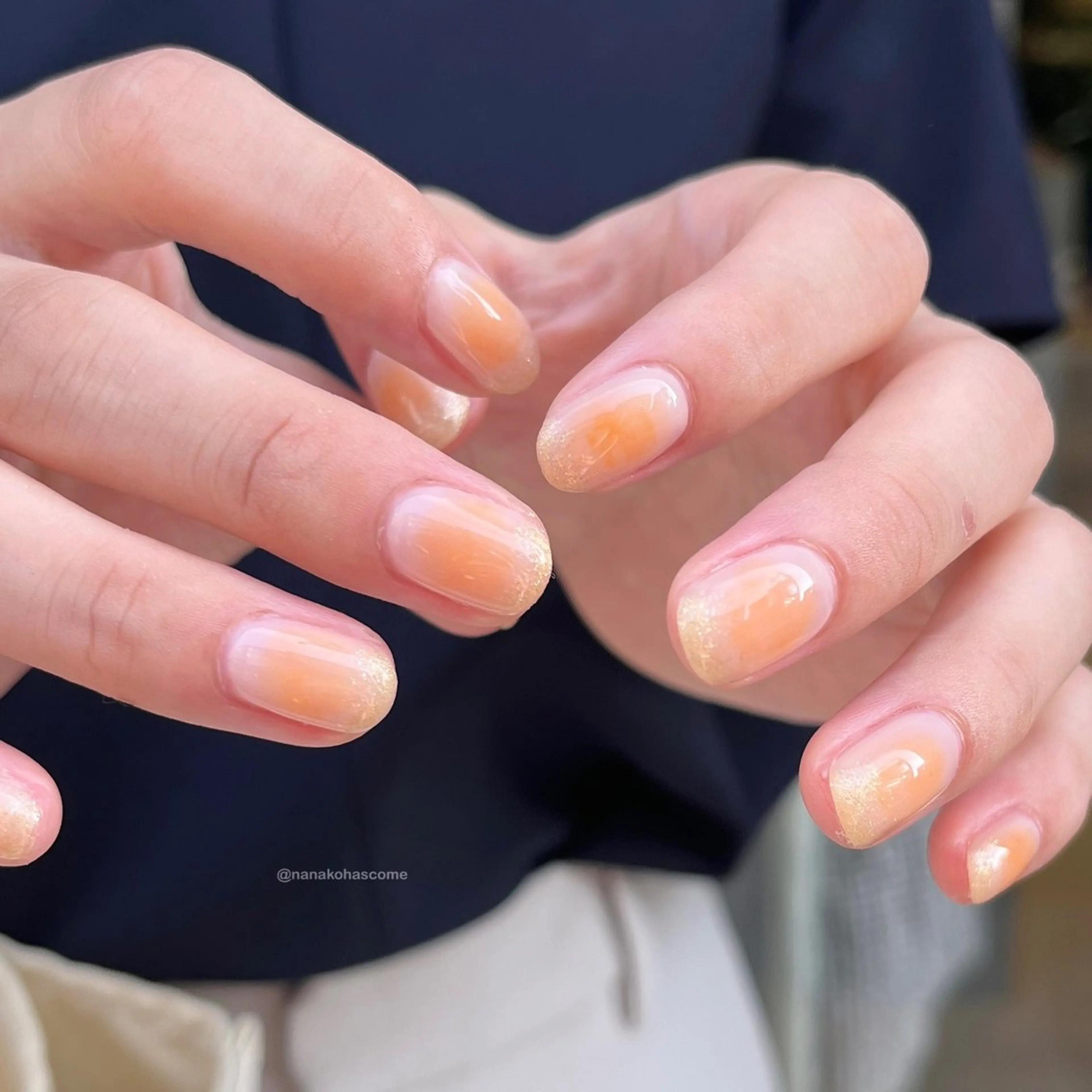 ネイル ラメ(グリッター) VECHIC所属・abe nanakoのネイルデザイン