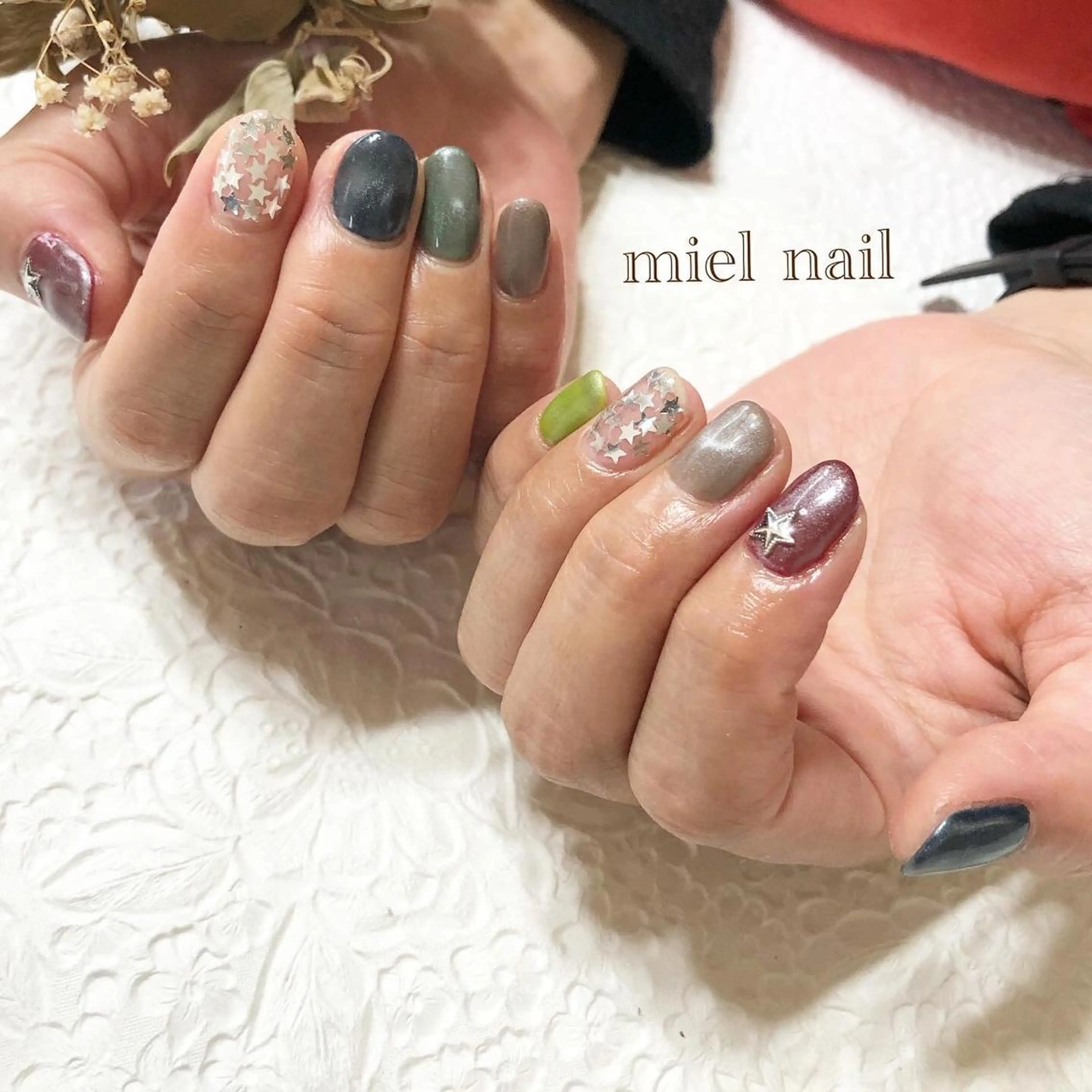 ネイル ハンドネイル miel nailのネイルデザイン