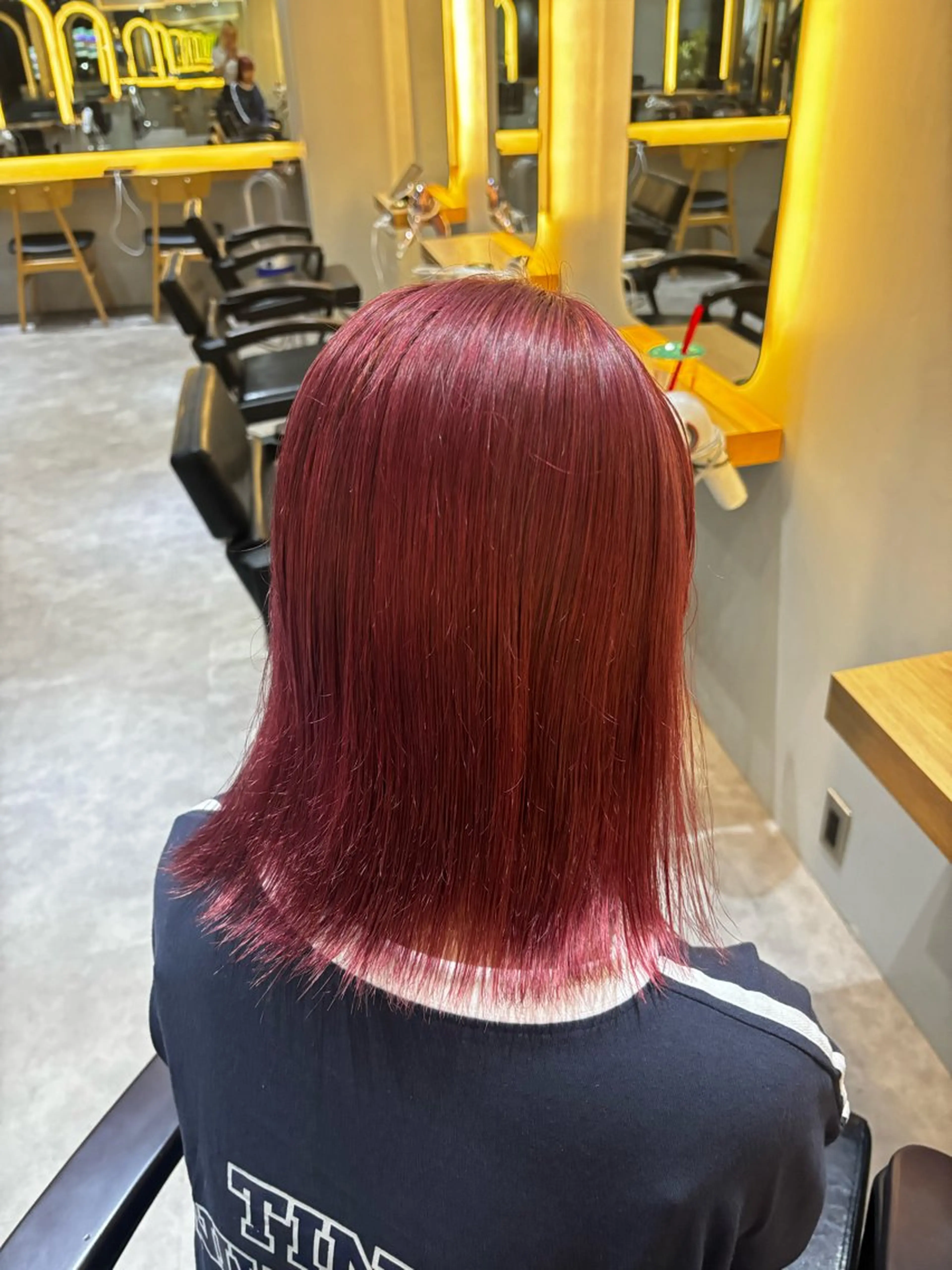 ミディアム カラー ハイトーン/アレンジ 🎀アオイ🎀のヘアスタイル