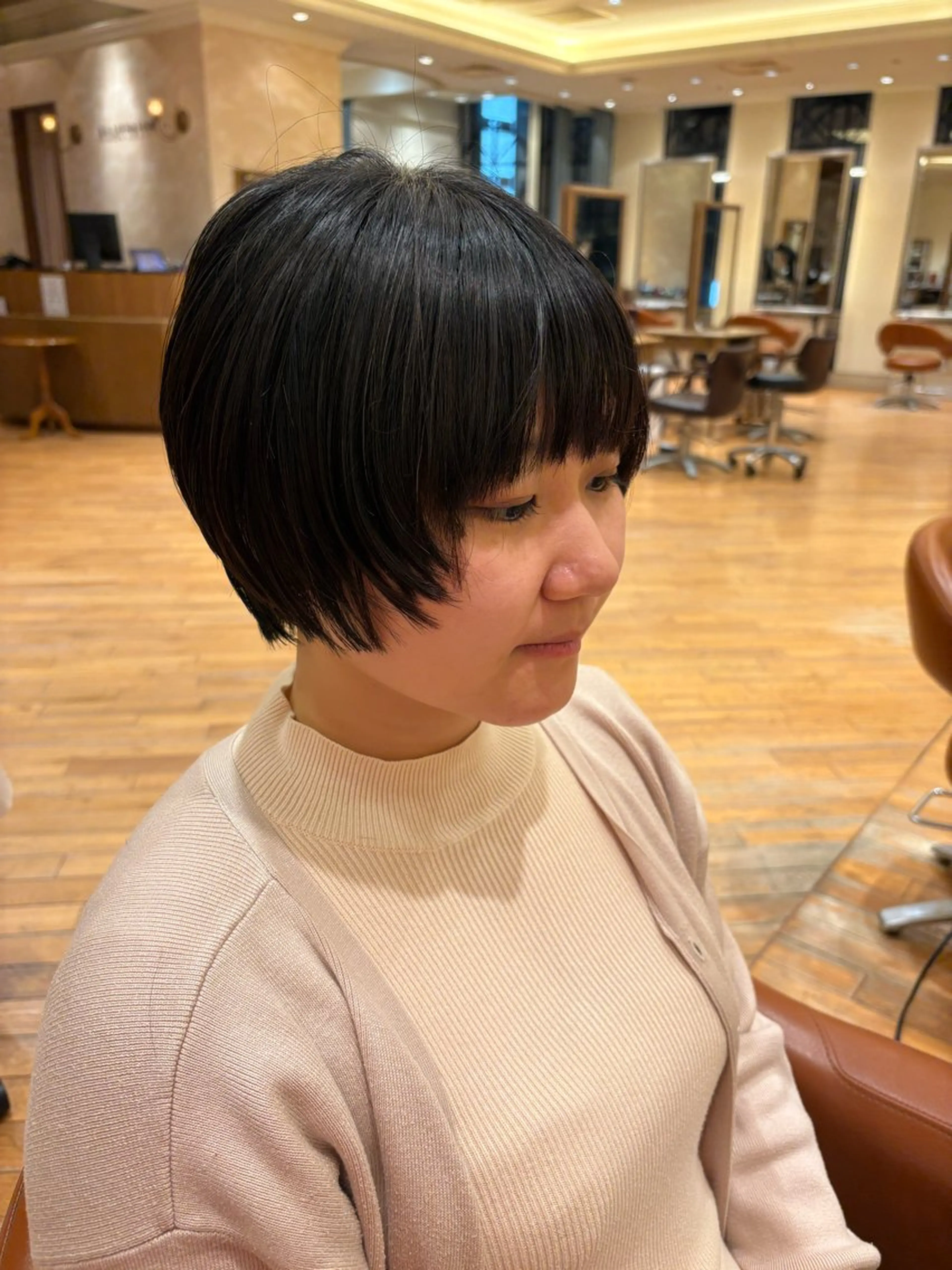 ショート ショートヘア 田内 満里奈のヘアスタイル