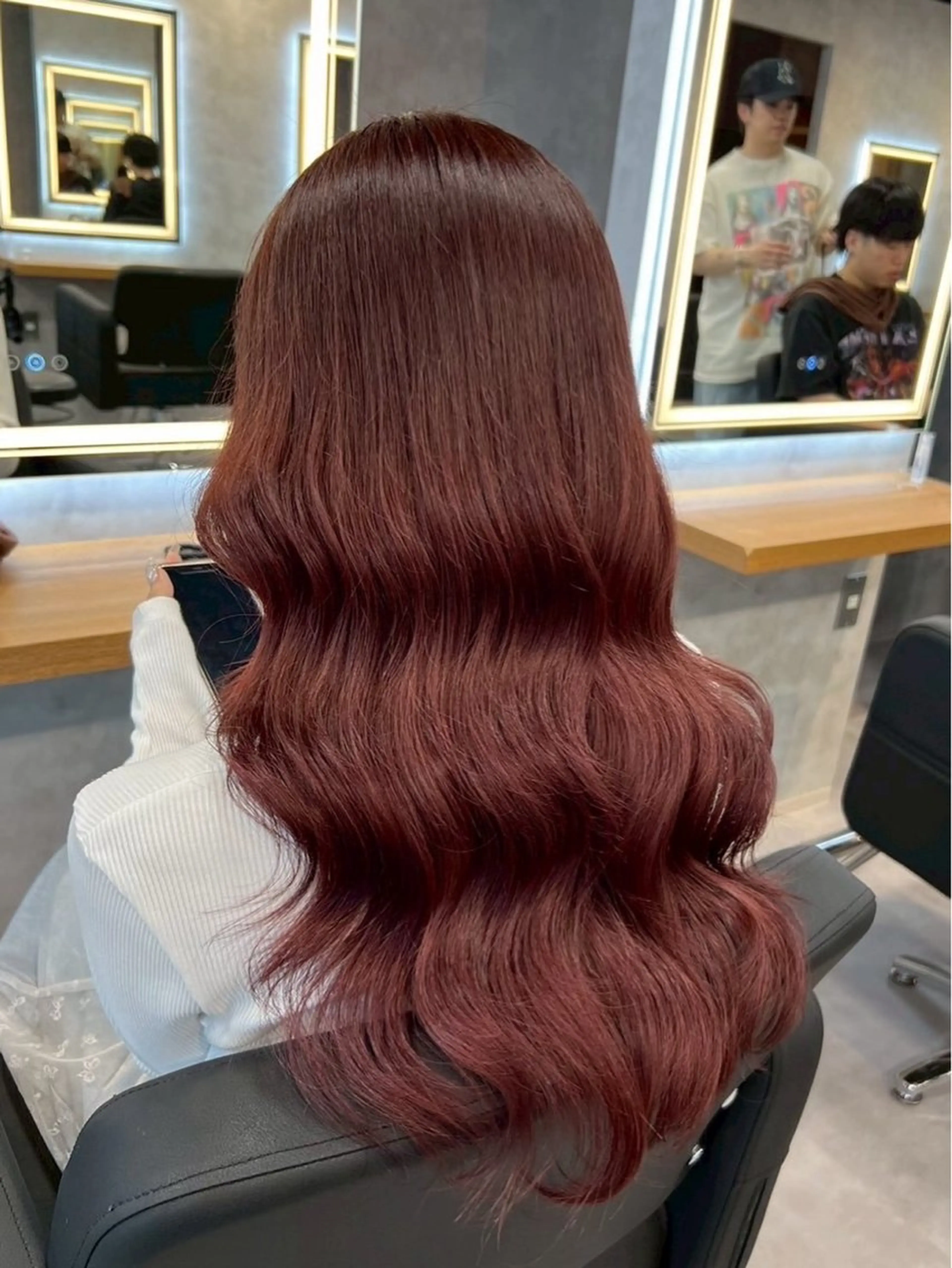 ロング カラー ヘアアレンジ グレージュ/ベージュ 透明感カラーYUTAのヘアスタイル