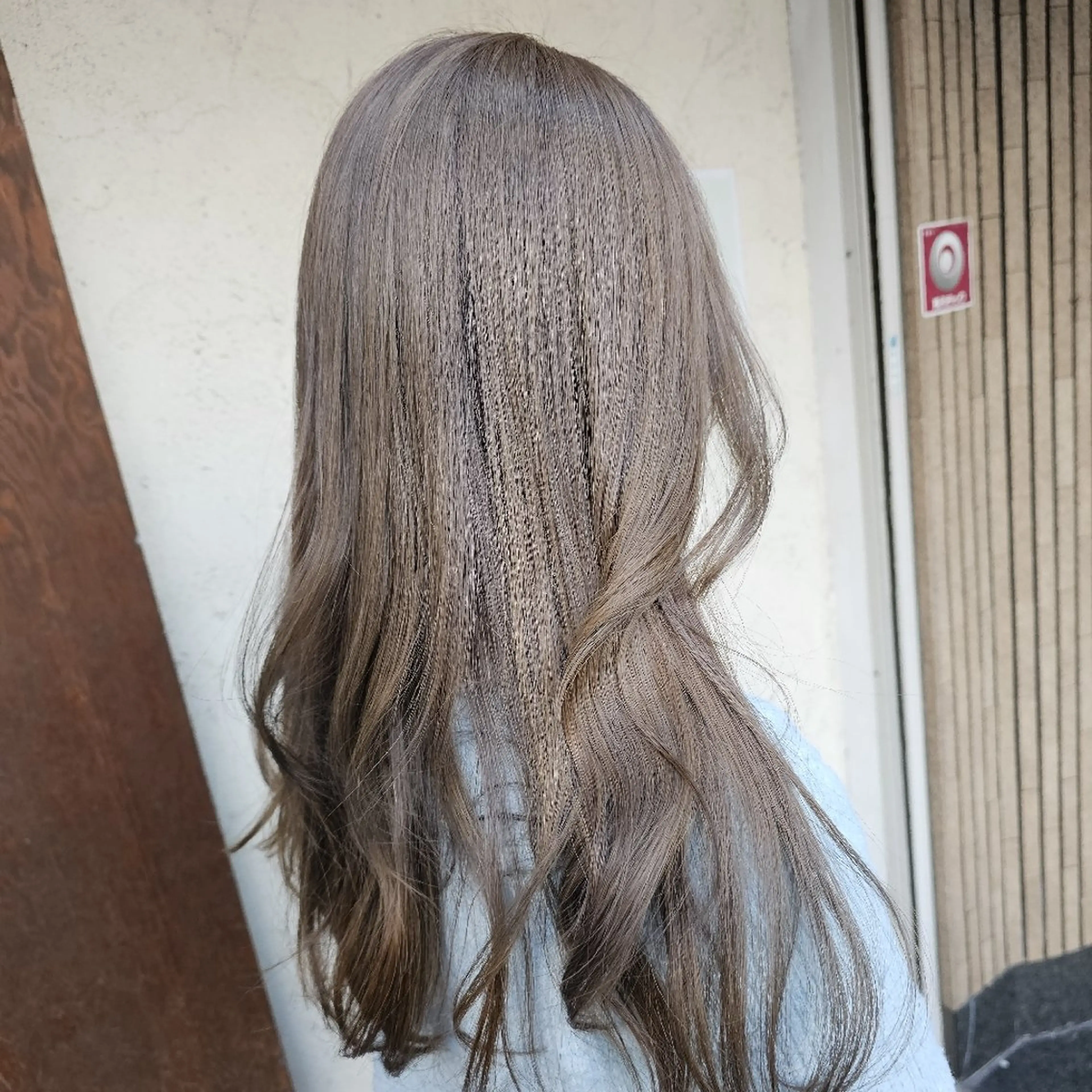 ロング カット ヘアカラー トリートメント しもかわ かほのヘアスタイル