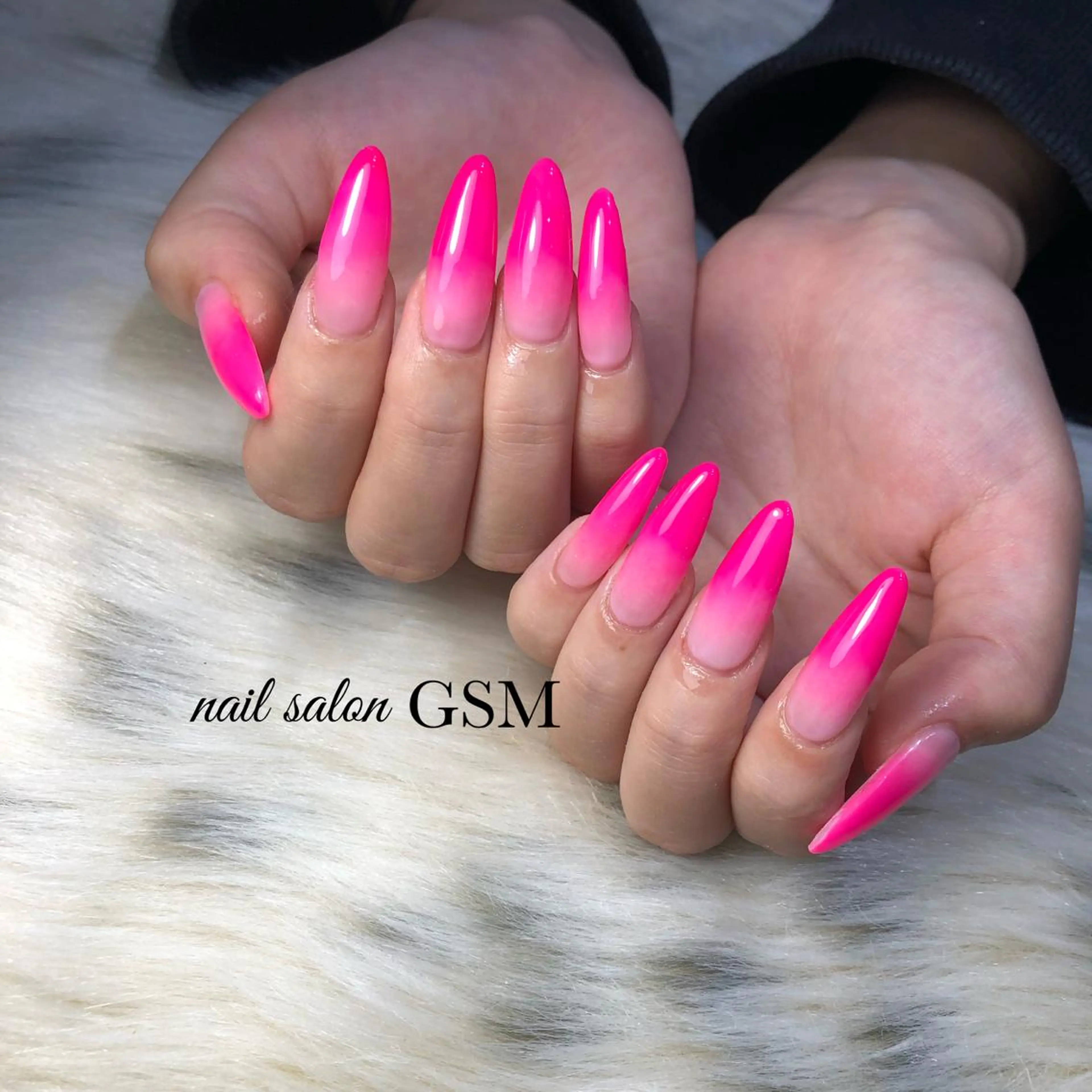 ネイル ピンク ハンドネイル nail salon GSMのネイルデザイン