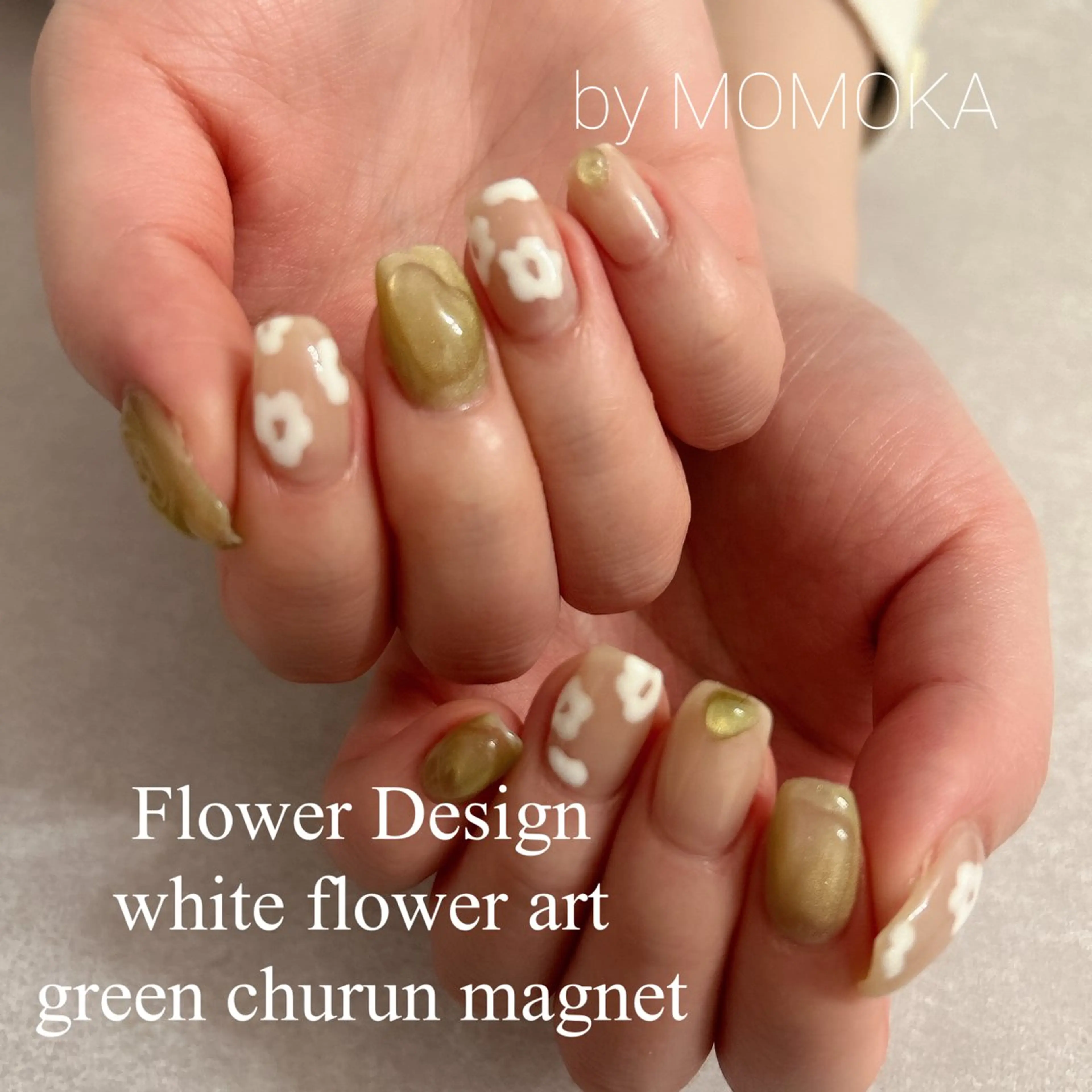 ネイル フラワーネイル ハンドネイル momoka_nails所属・Momo Nailsのネイルデザイン