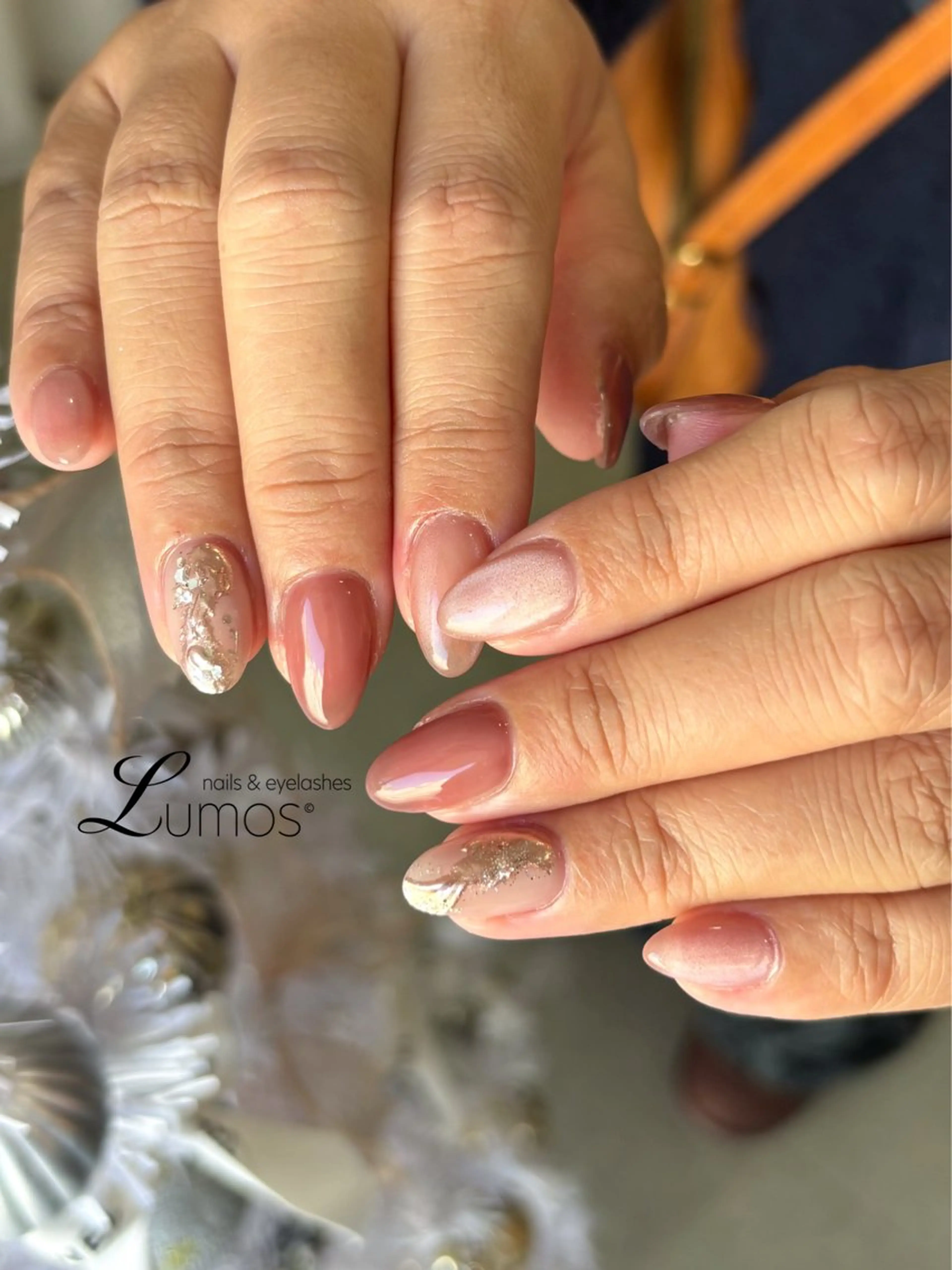 ネイル アートネイル オフィスネイル Lumos  nails&eyelashes 桜川所属・Lumos Rikaのネイルデザイン