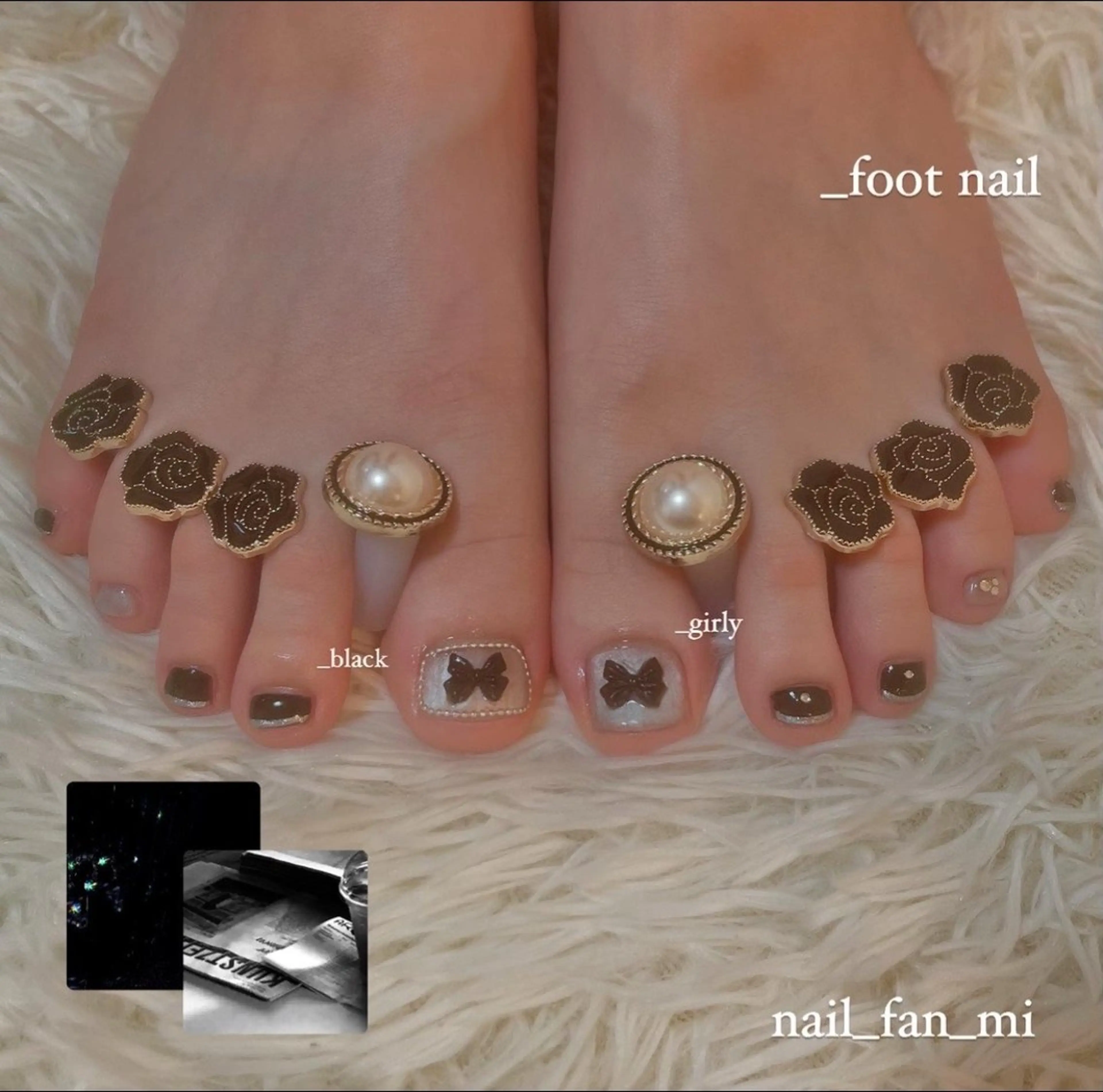 ネイル フットネイル 斎藤 桃華のネイルデザイン