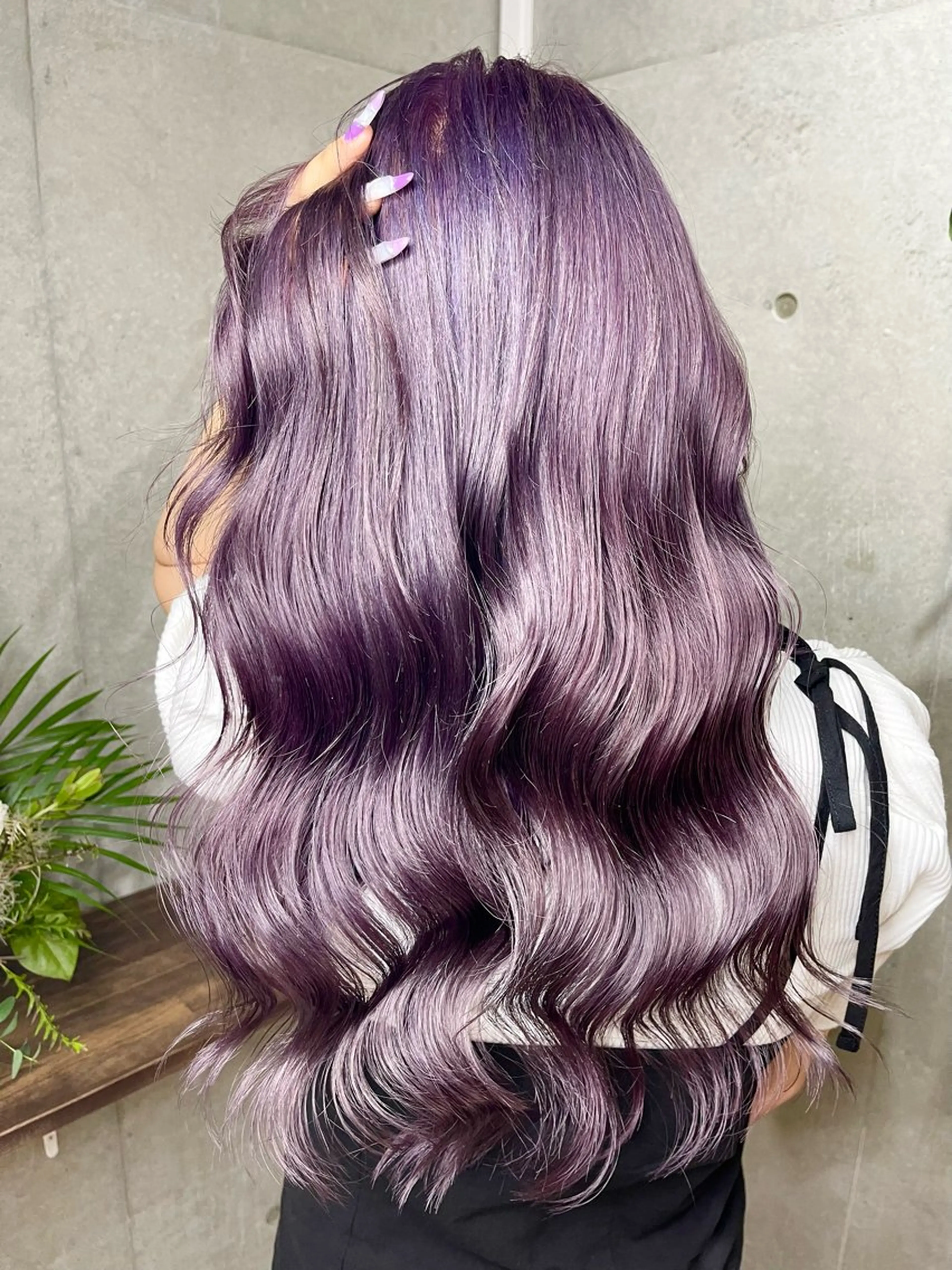 カラー ラベンダーカラー 髪質改善 カット ヘアカラー トリートメント 名古屋のピンク好き かずくん🦩のヘアスタイル