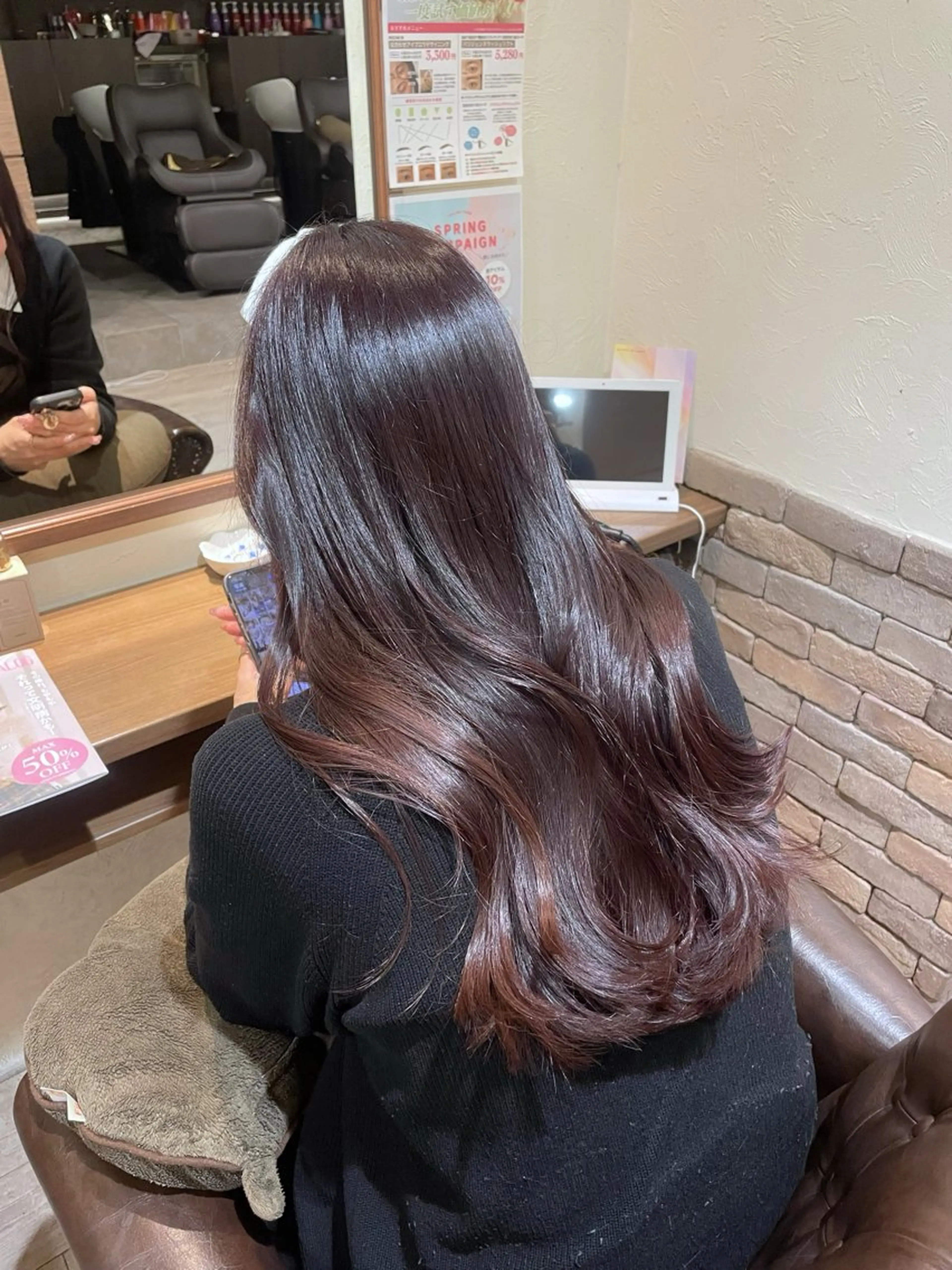 ロング カラー hiyori /韓国ヘアのヘアスタイル