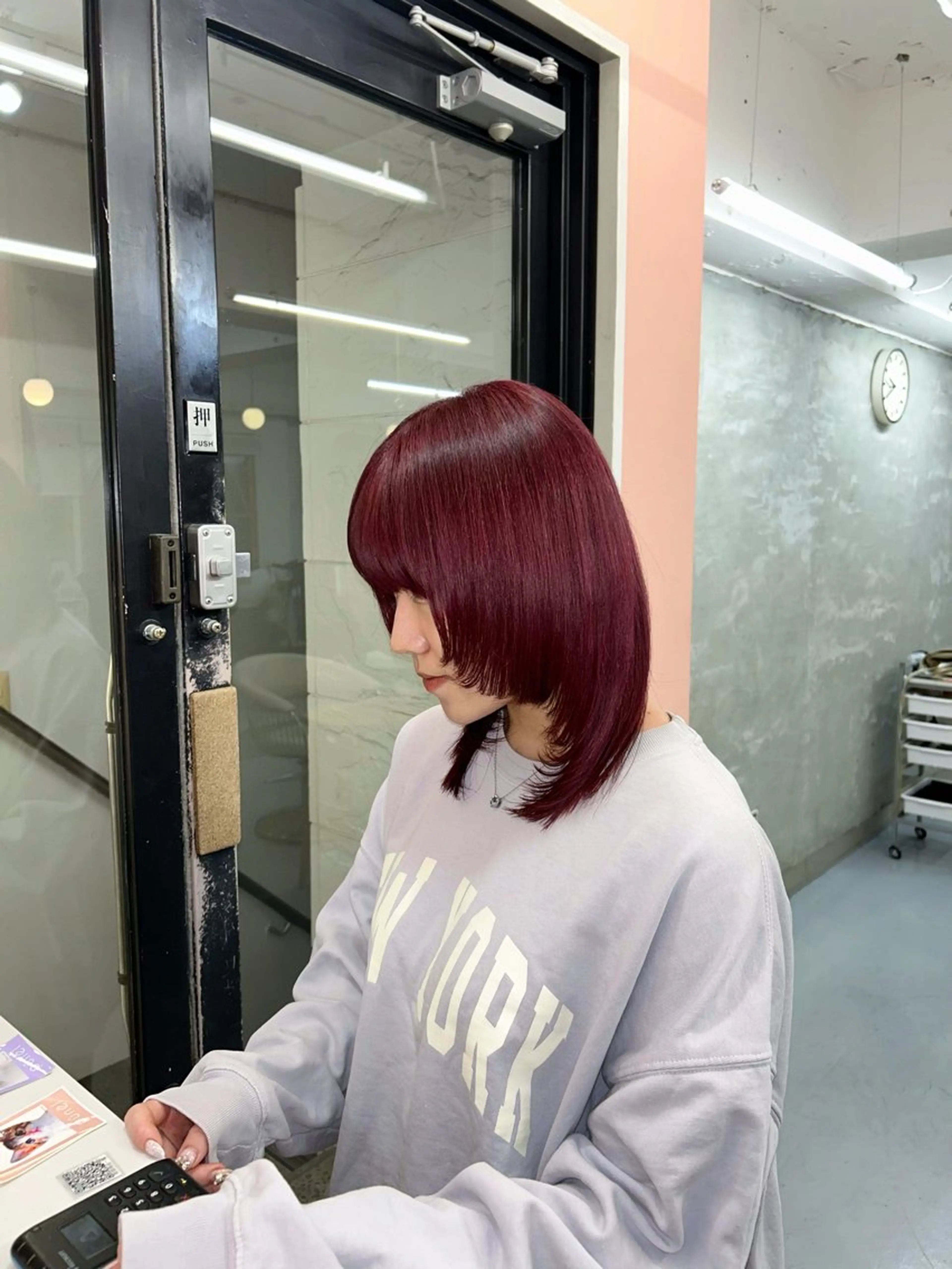 ミディアム punel原宿所属・ダメージレスカラー /ひなののヘアスタイル